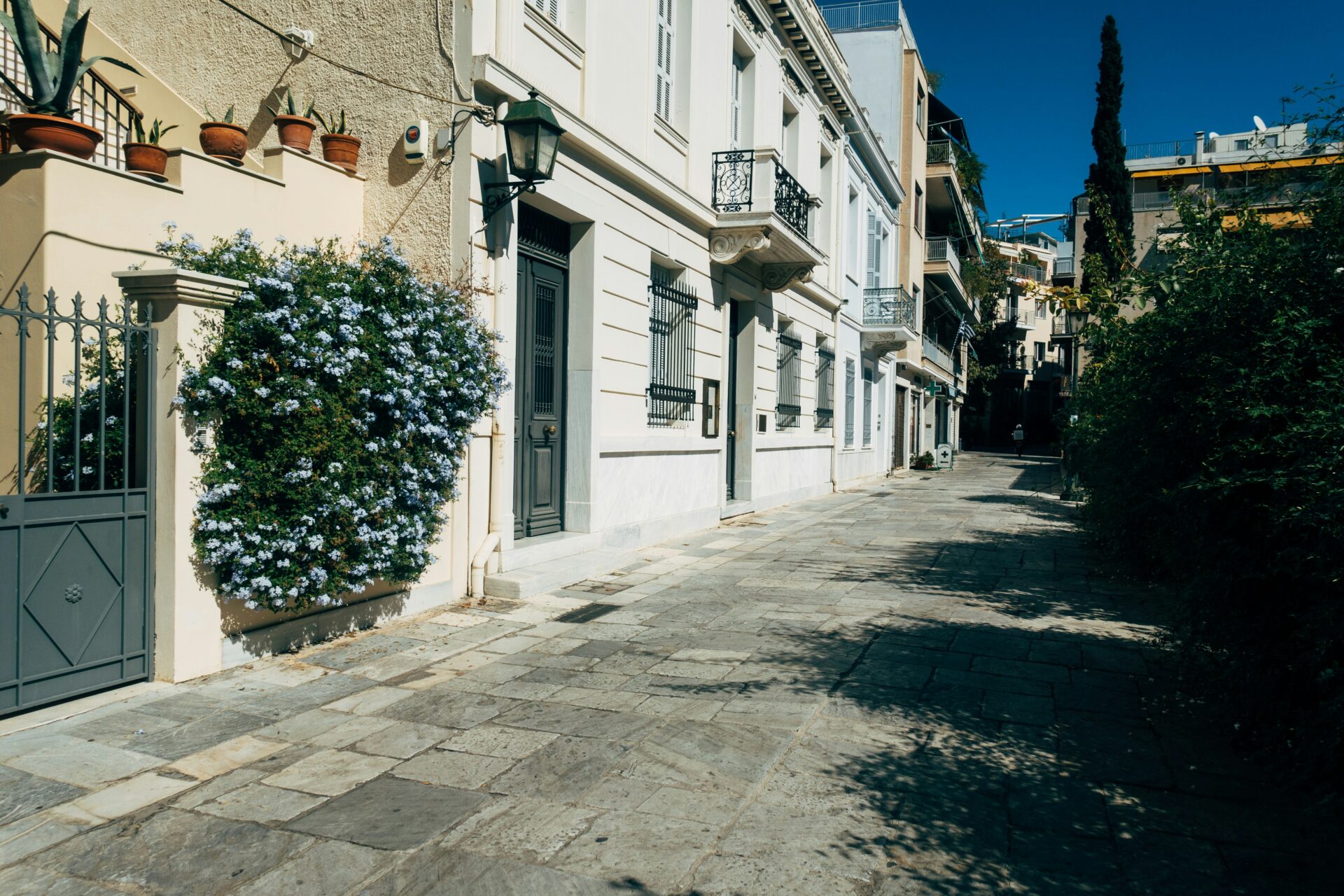 Village walkway in Athens