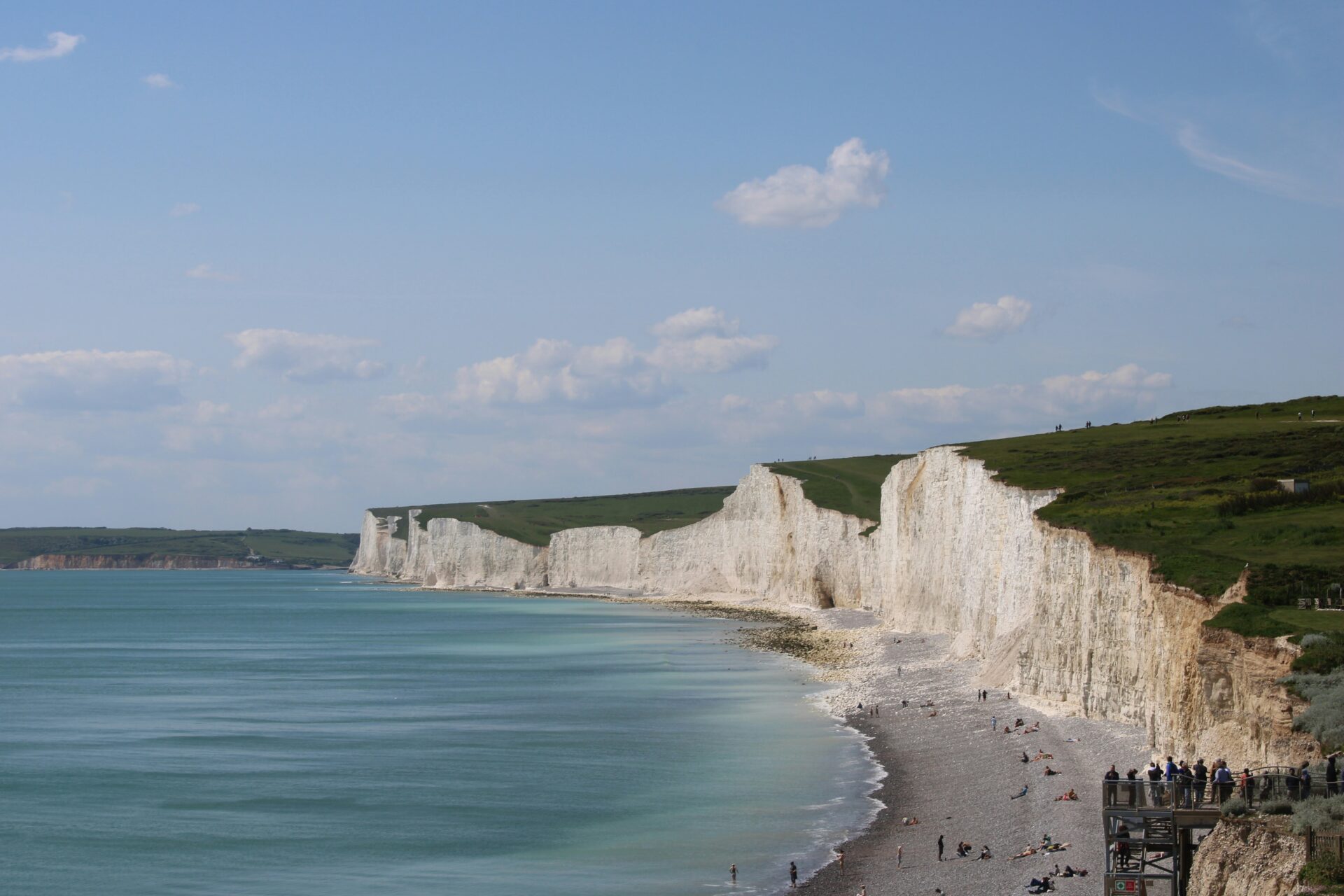 The iconic White Cliffs of Dover