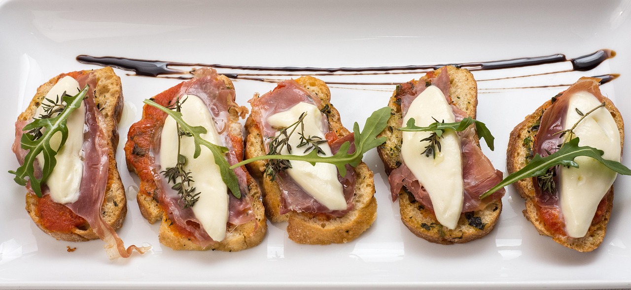Bruschetta - Italian food - Italian appetizer