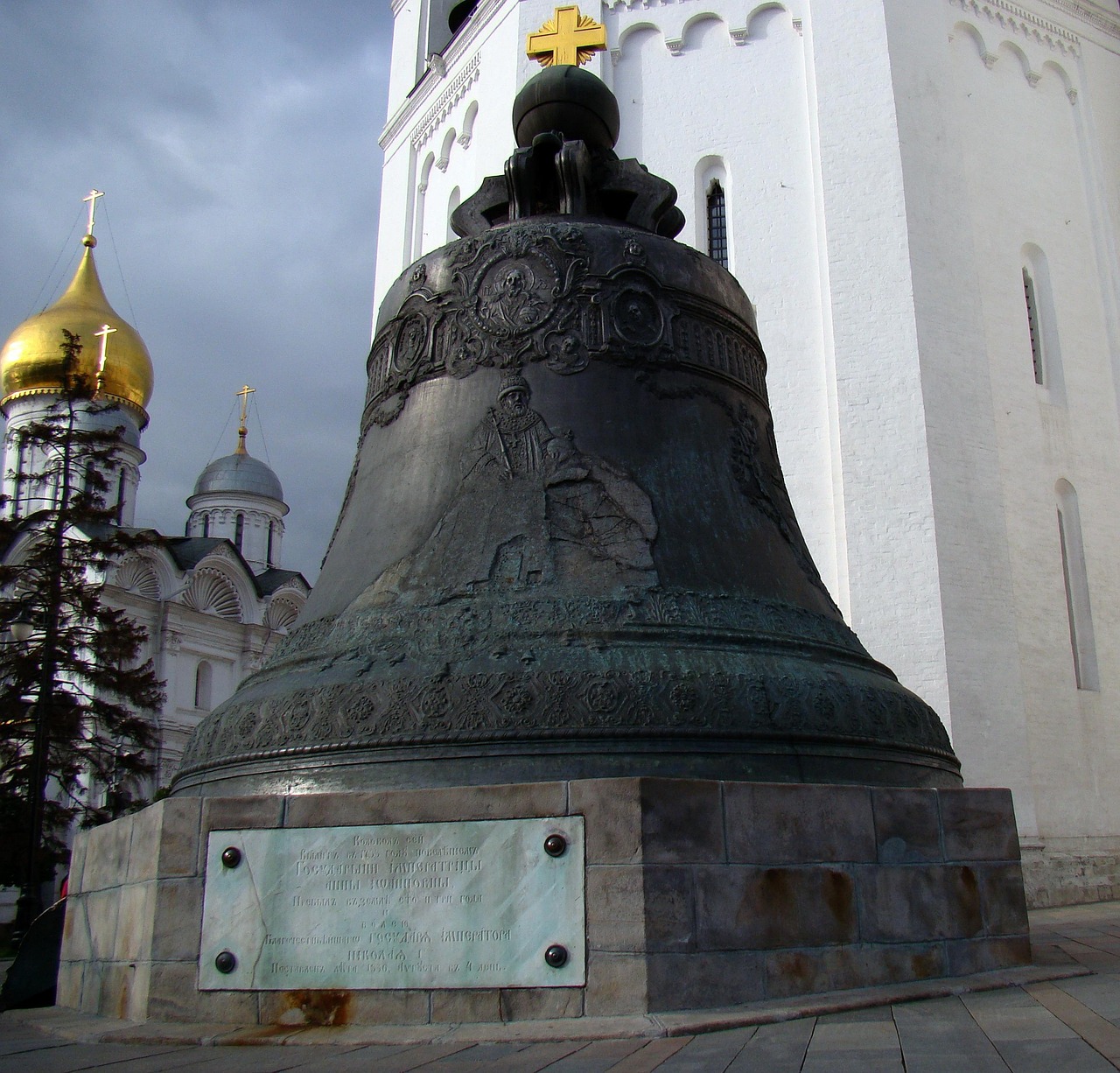 Tsar Bell in Russia - large bell display outdoor