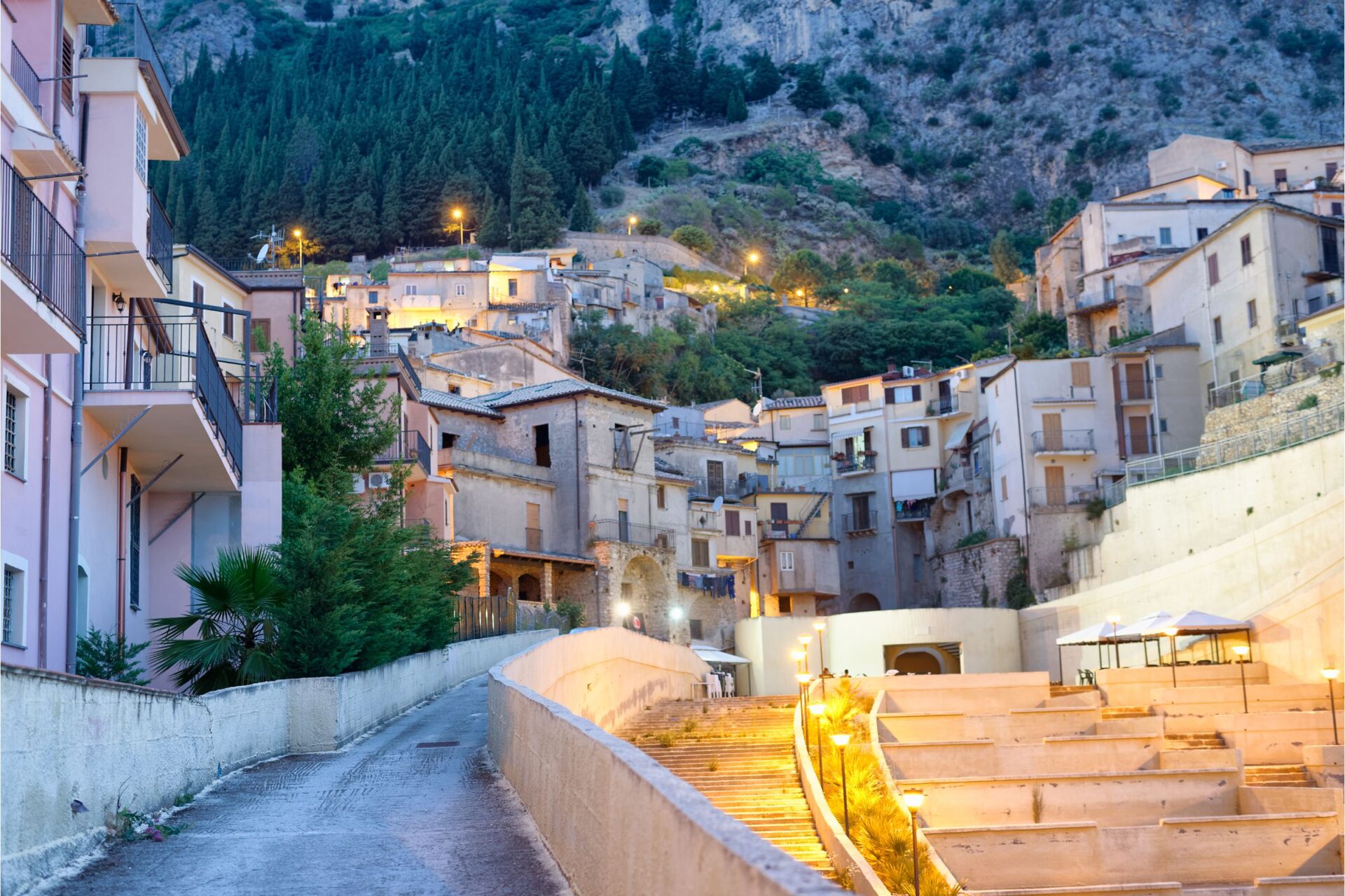 Villas below Cattolica