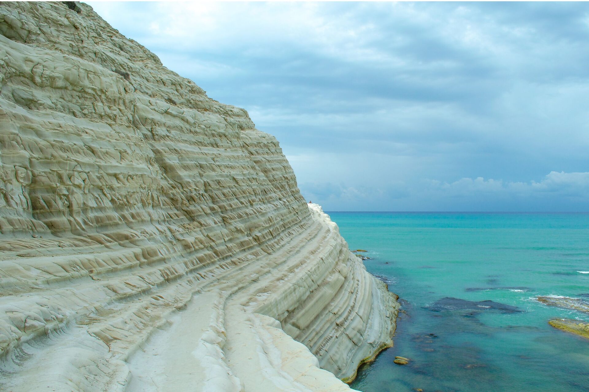 white cliffs at Scala dei Turchi 