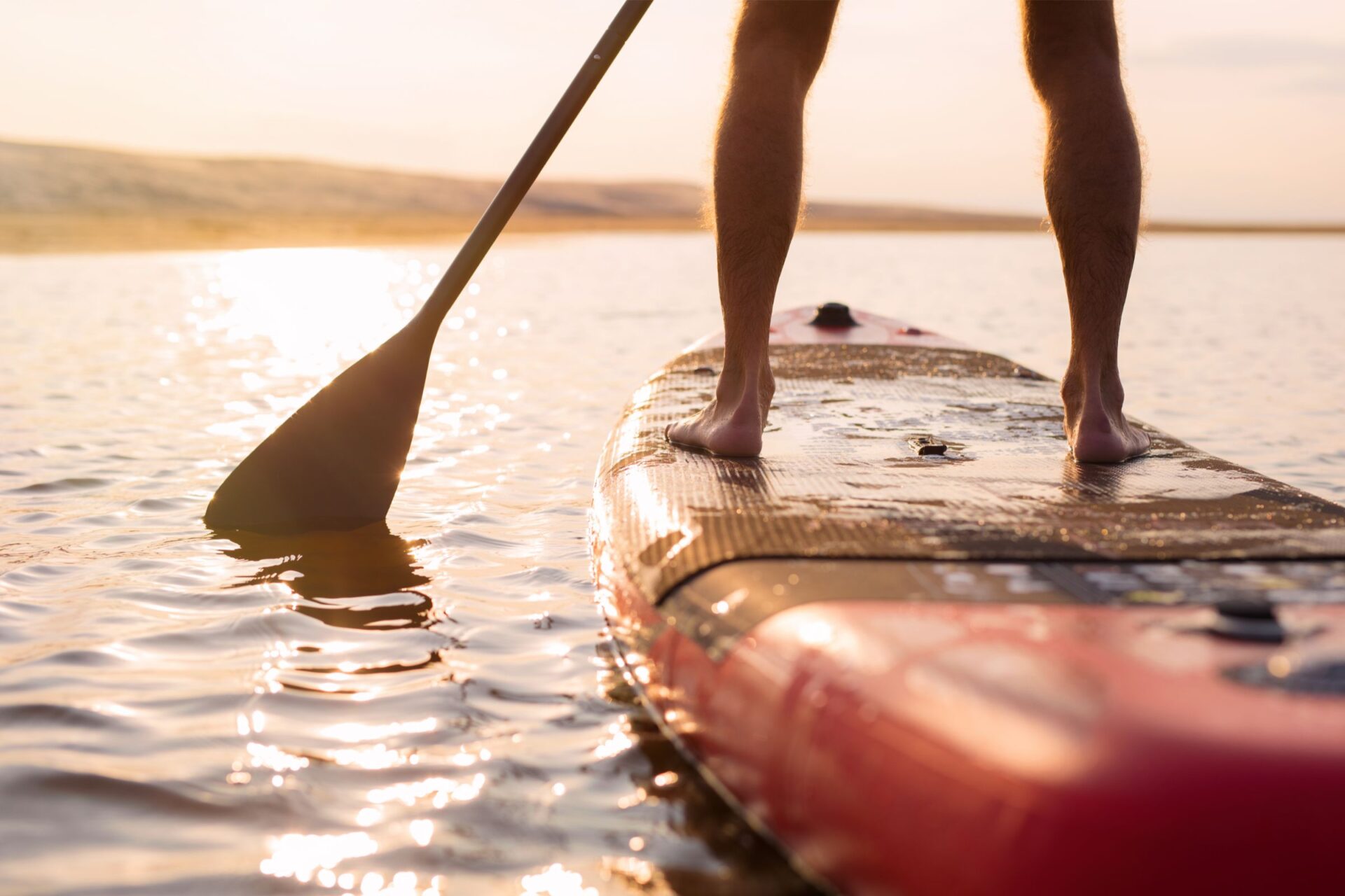 woman on paddleboard