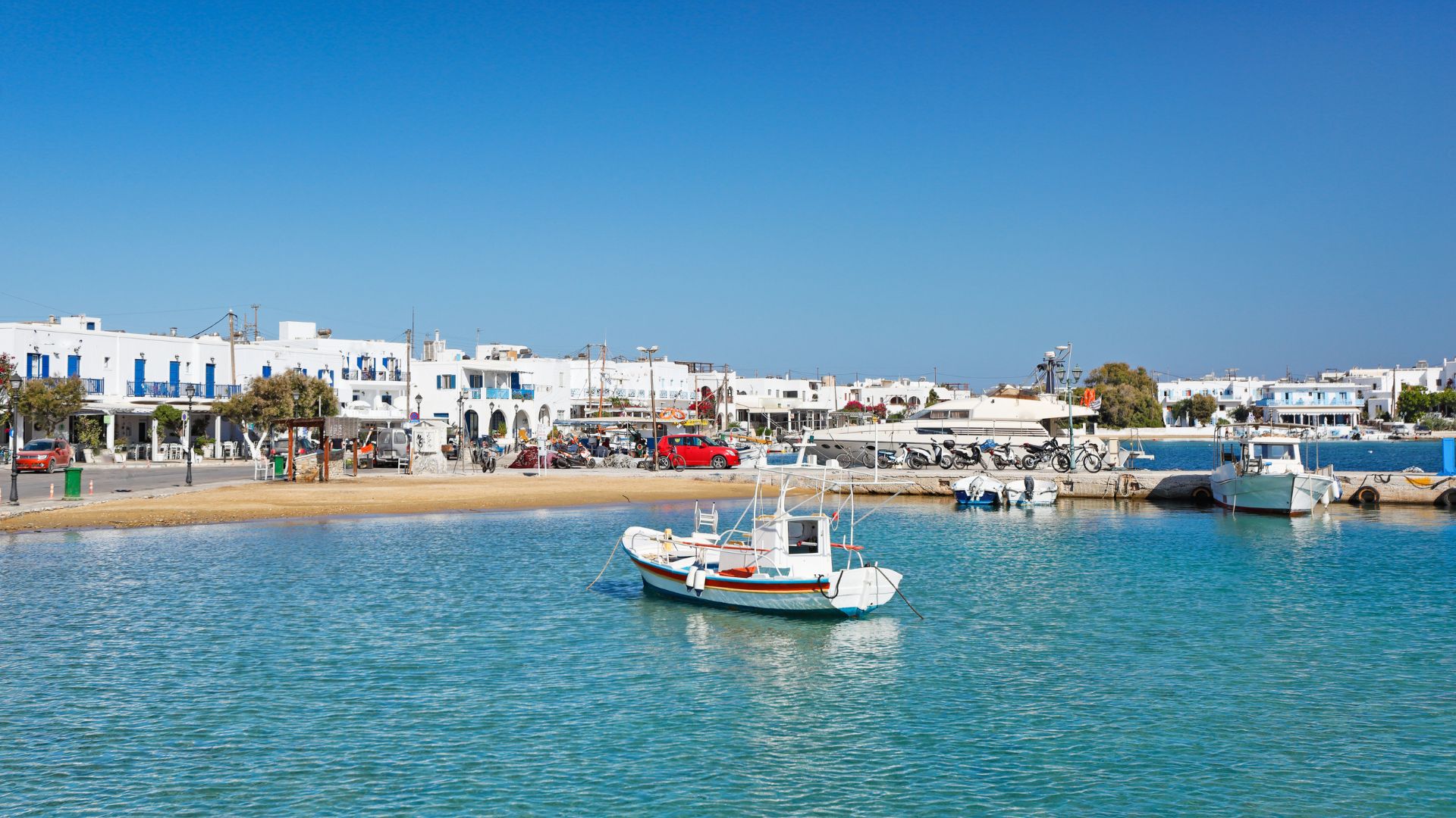 Agios Georgios beach, Antiparos, Greece.