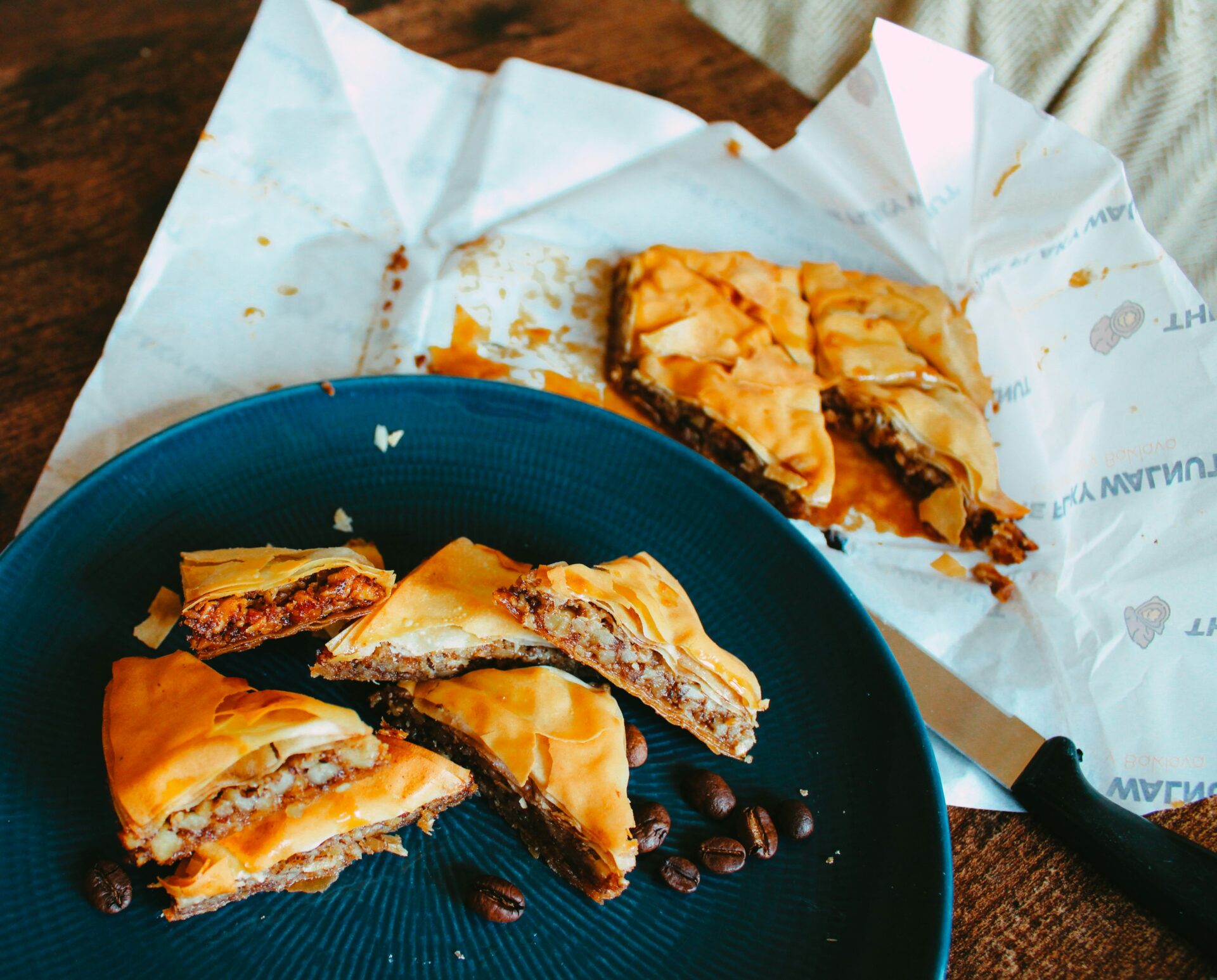 Baklava is a delicious Greek pastry dessert