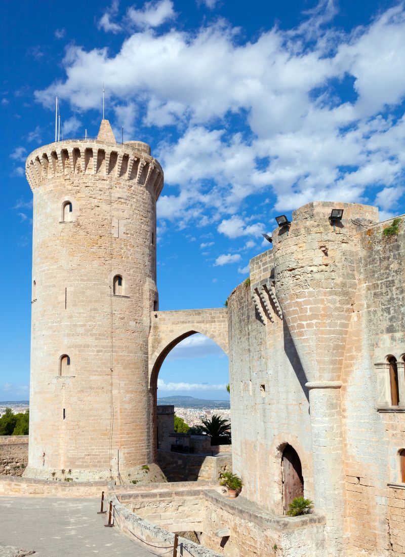 Bellver Castle’s towers