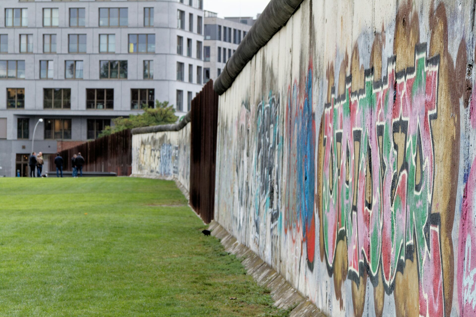 Preserved section of Berlin Wall