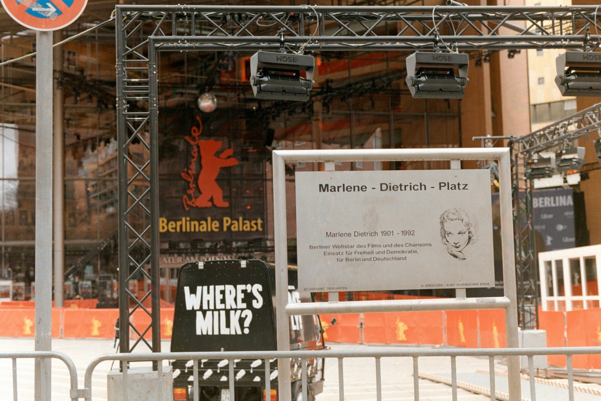 Exterior of the Berlinale Palast, the main venue of the Berlin International Film Festival.
