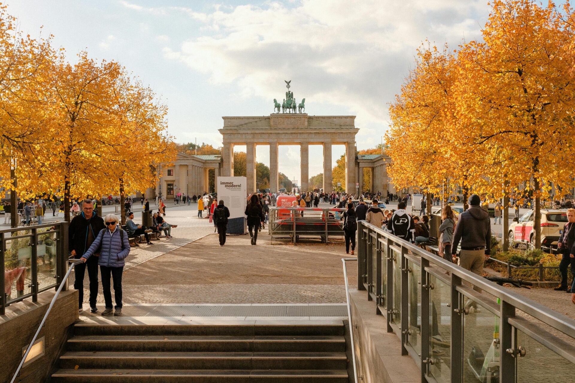 Brandenburg Gate in Autumn