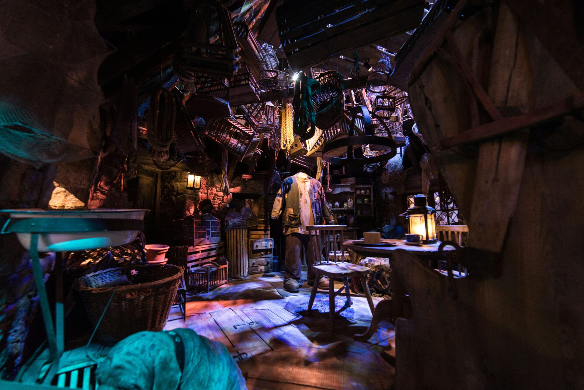 Captured Hagrid’s Hut scene at Warner Brothers Studio
