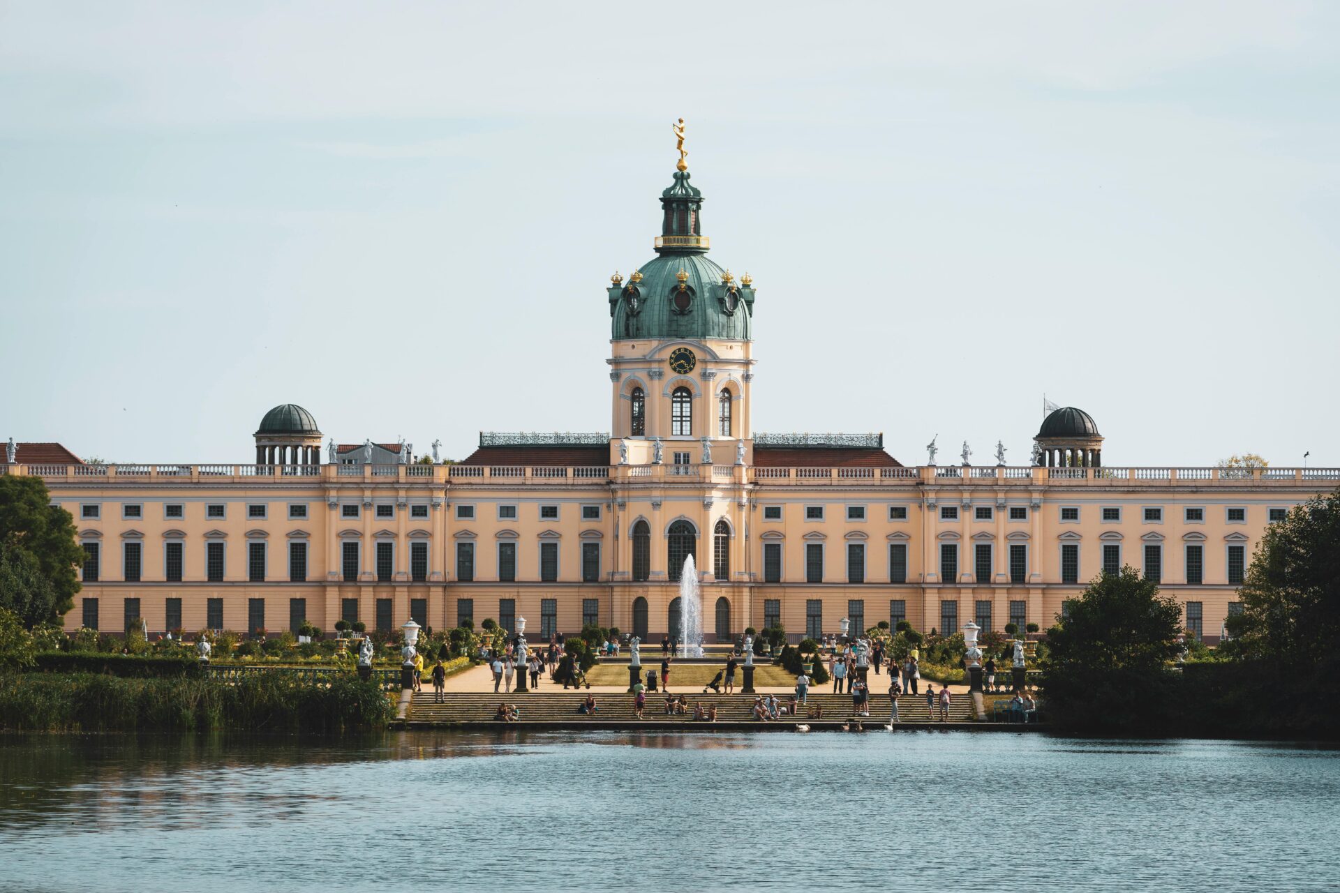 Daytime view of Charlottenburg Palace in Berlin