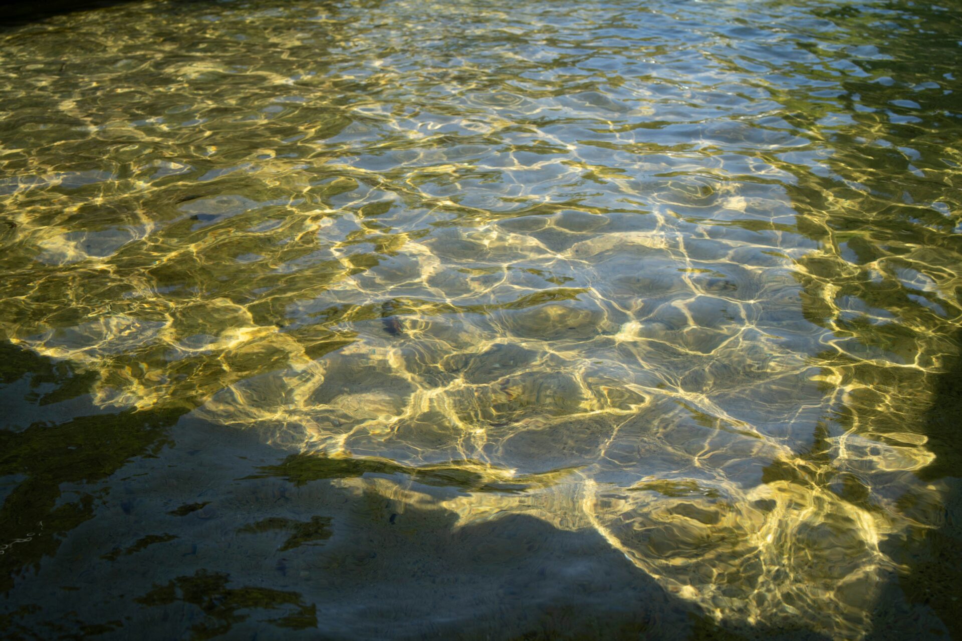 Clear lakewater