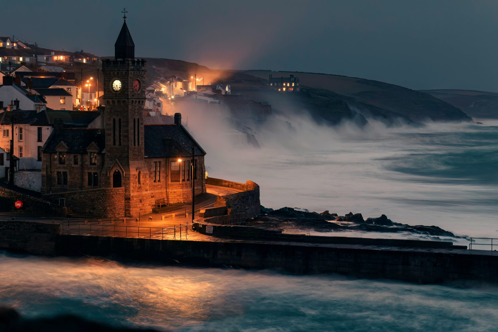 Clock Tower at Portleven, Cornwall