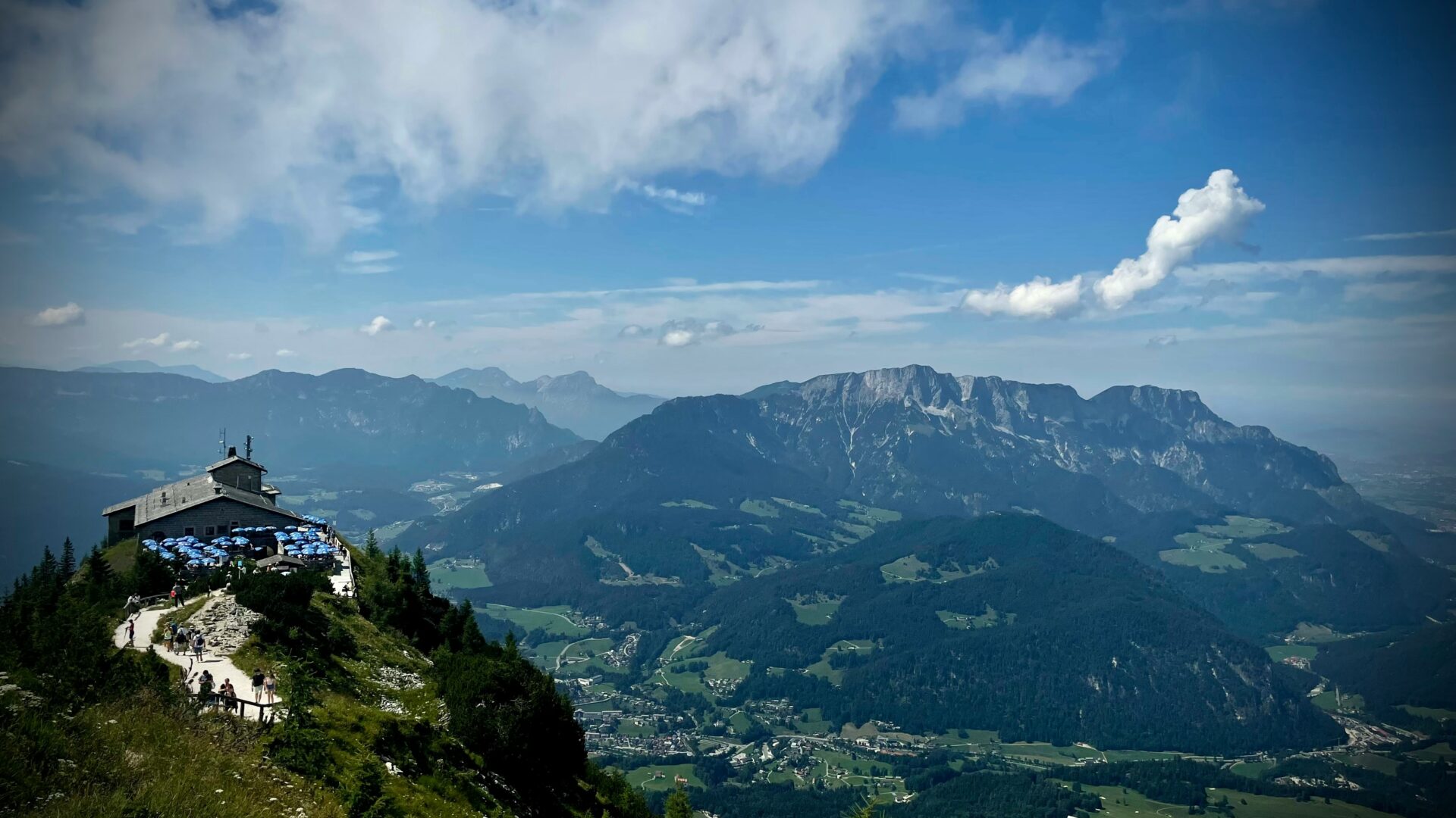Historic Eagle's Nest stone building built during the Nazi era,