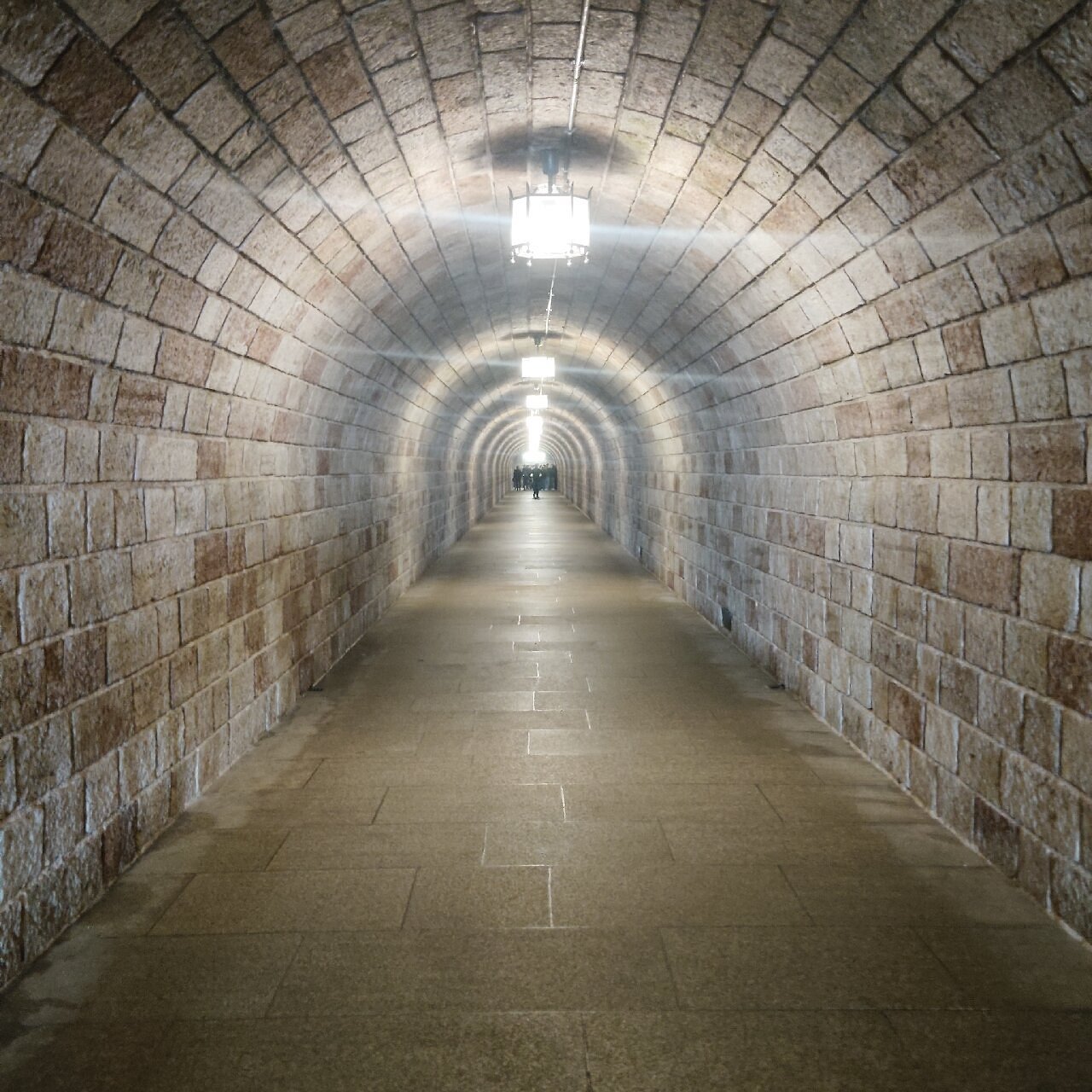 Stone tunnel entrance to Eagle’s Nest carved into the mountain