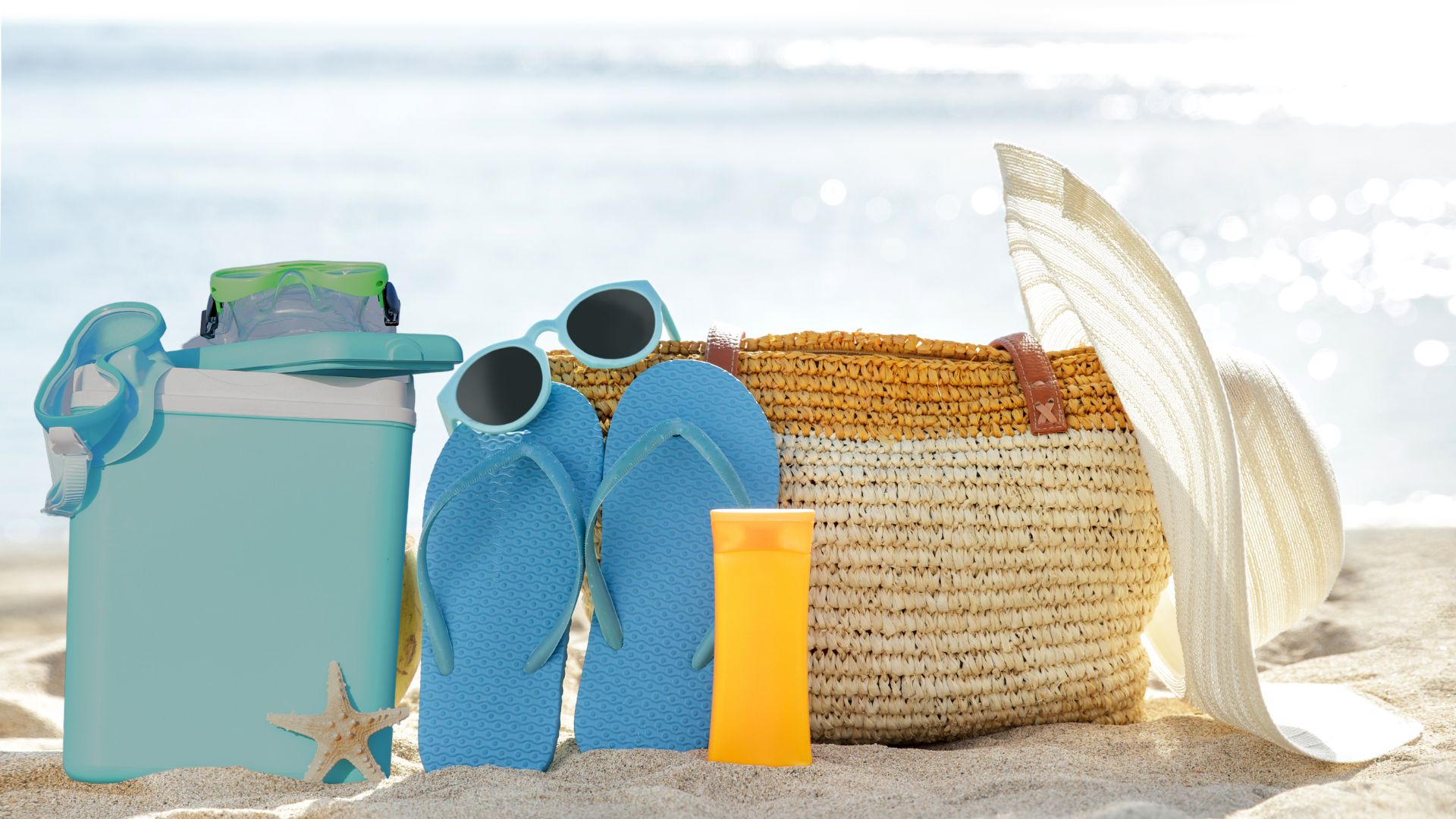 Essentials for beach trip