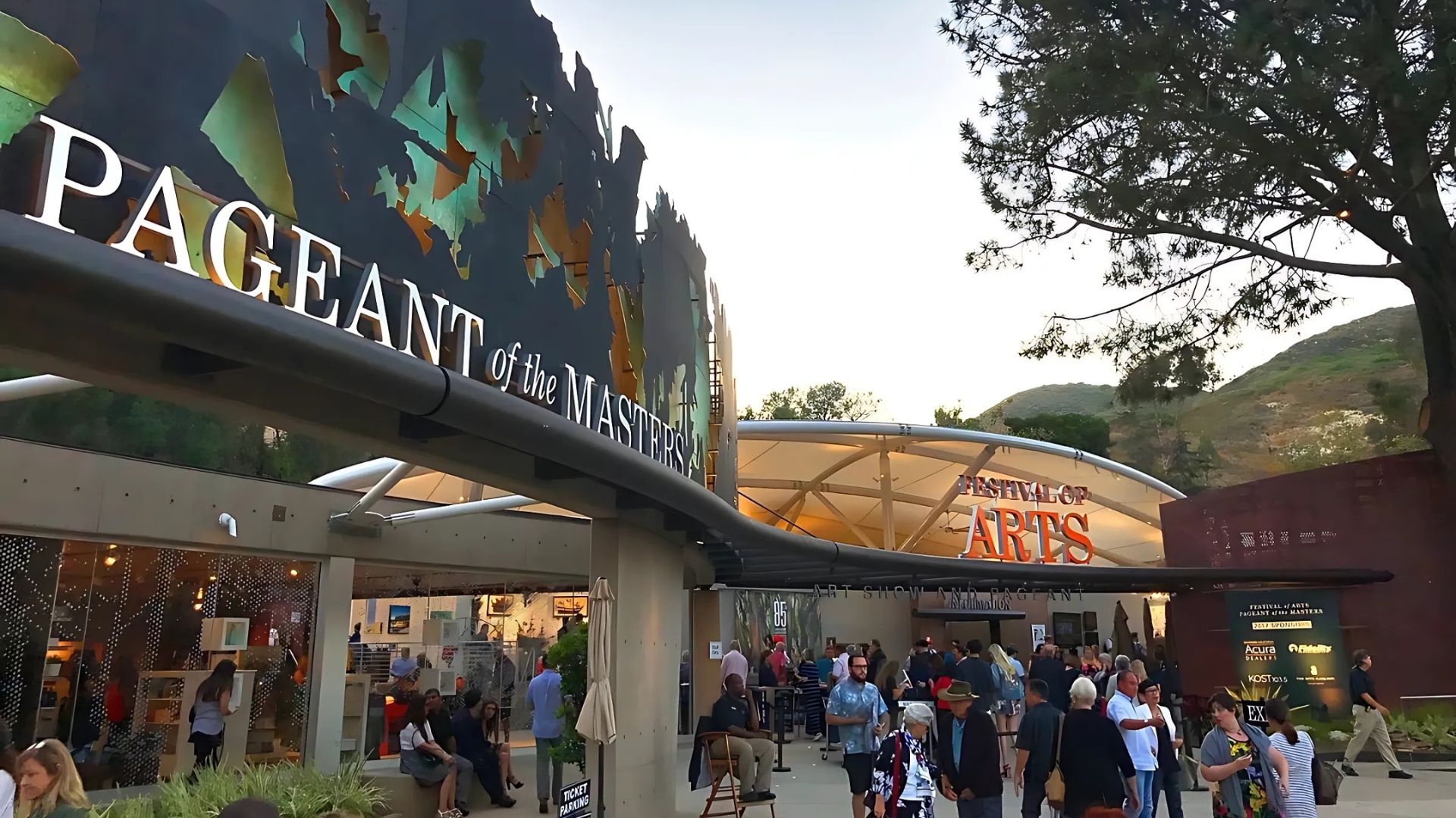 Festival of Arts grounds in Laguna Beach, California