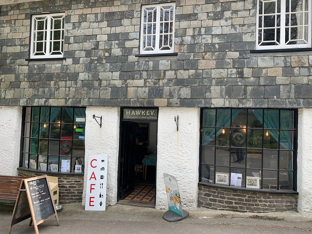 Exterior view of Hawkey’s Cafe in Newquay