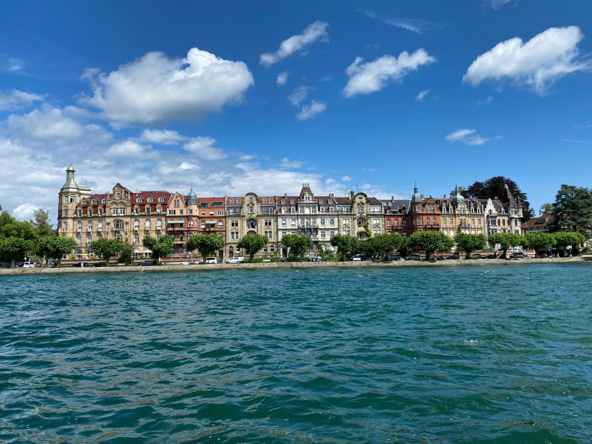 Historic buildings in Konstanz overlooking Lake Constance
