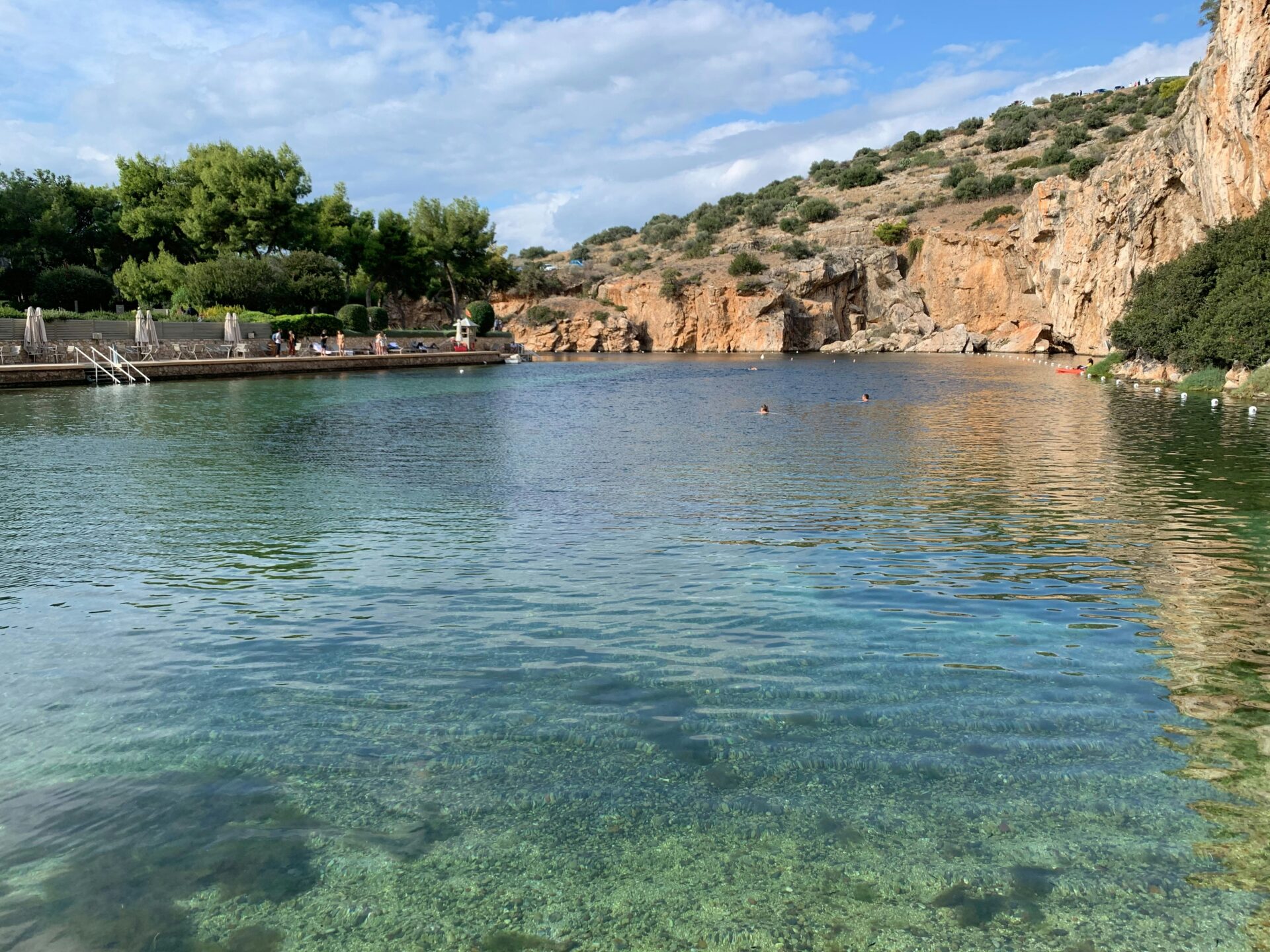 Lake Vouliagmeni - quiet lake