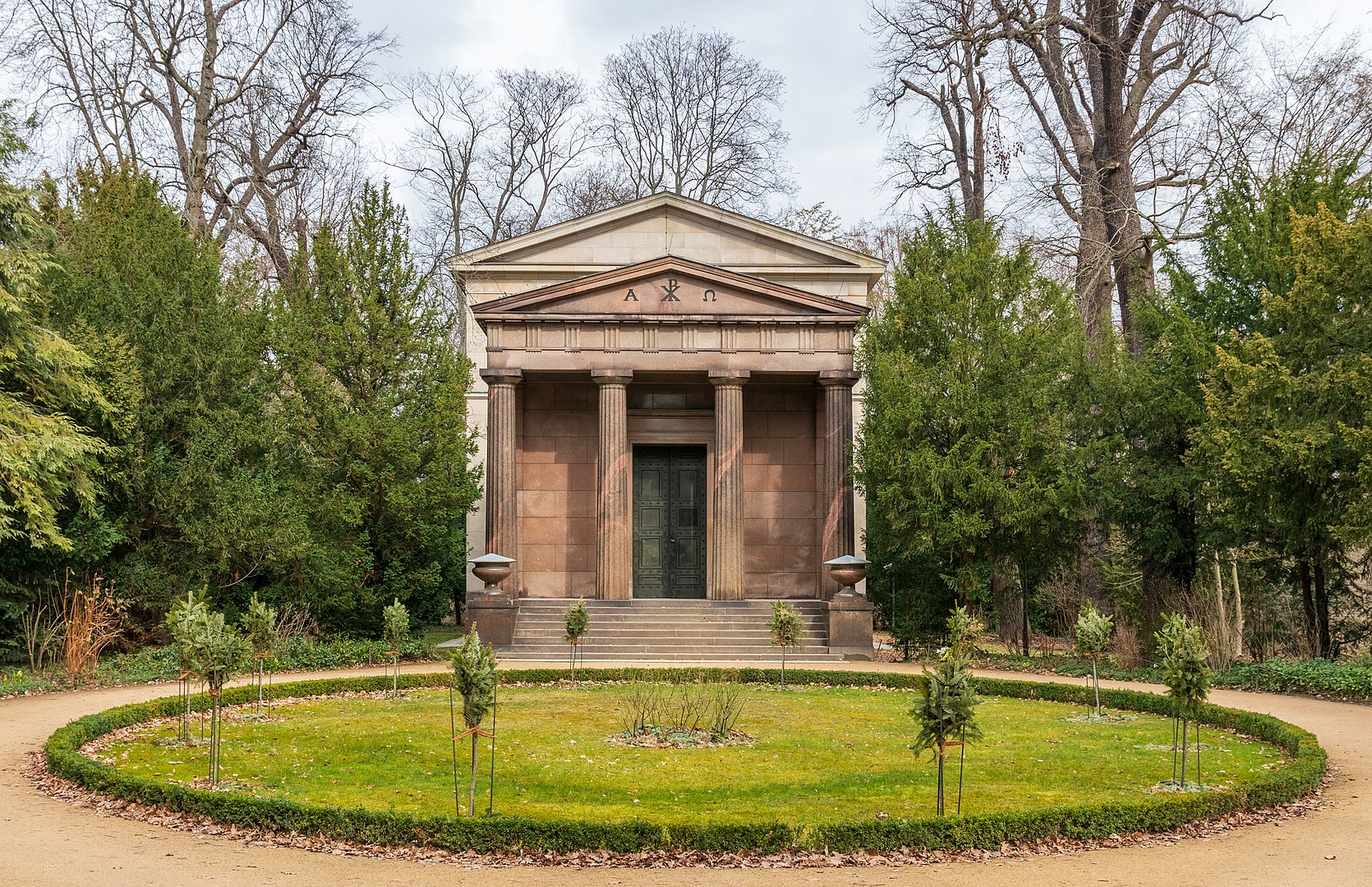 Exterior view of the Mausoleum in Charlottenburg Palace Gardens