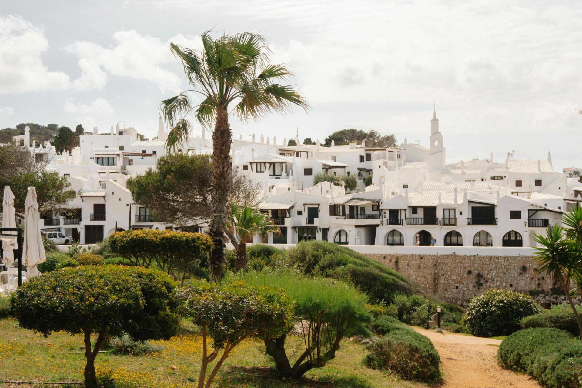Menorca's whitewashed village