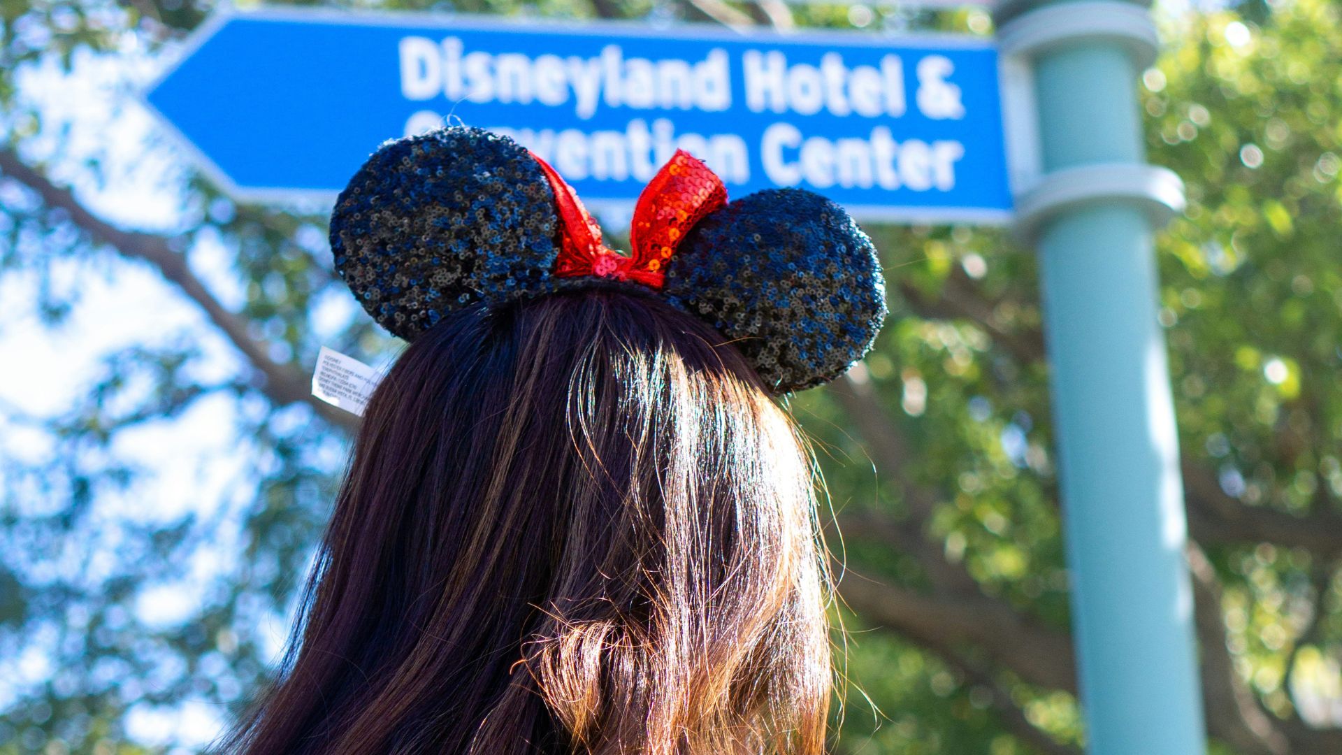Mickey ears headband at Disneyland Park in Anaheim, California
