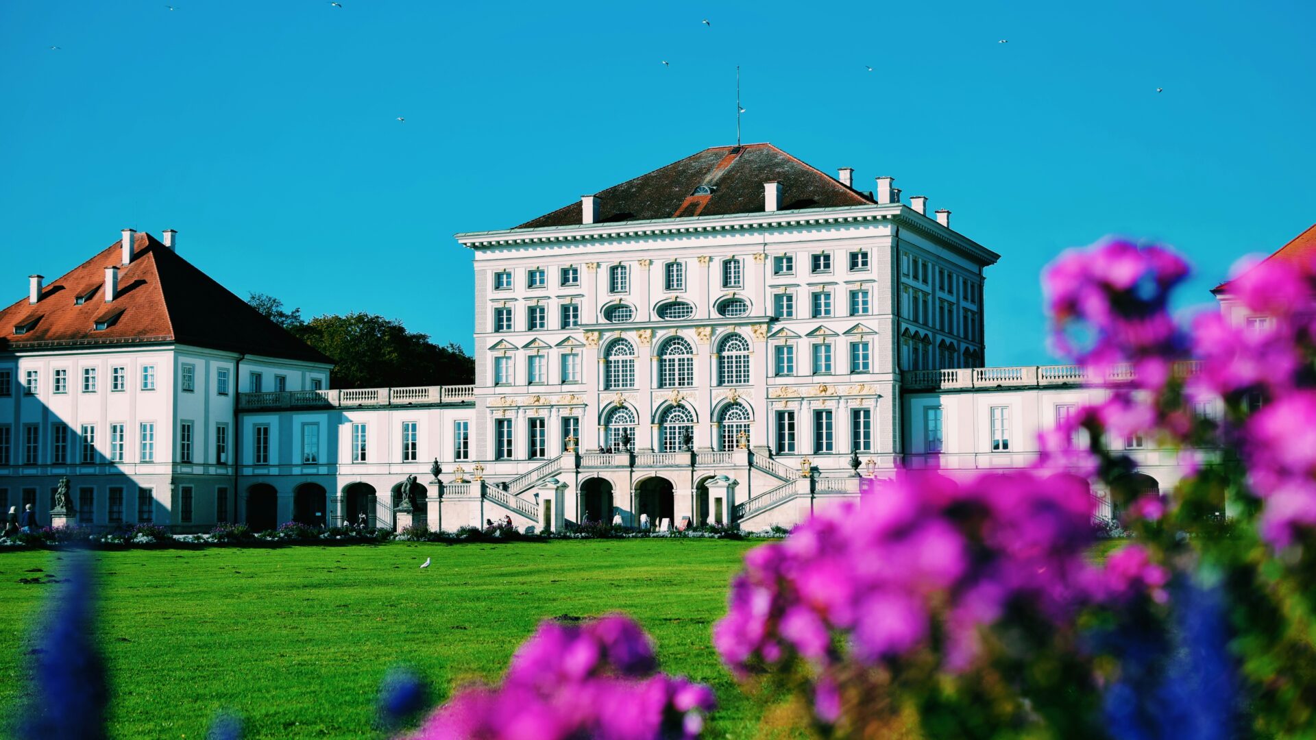 Baroque architecture of Nymphenburg Palace