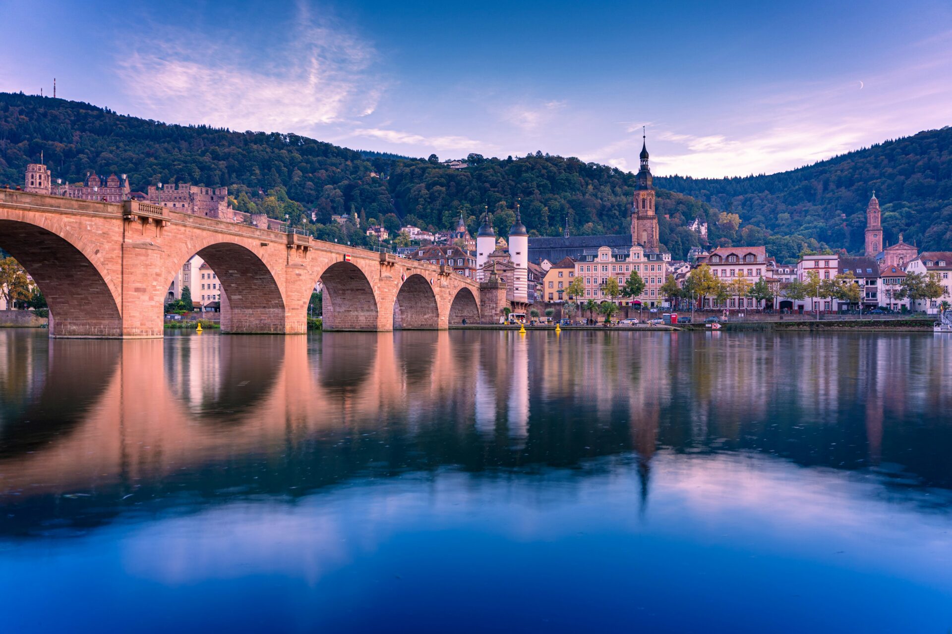 Stunning view of Heidelberg’s Old Bridge