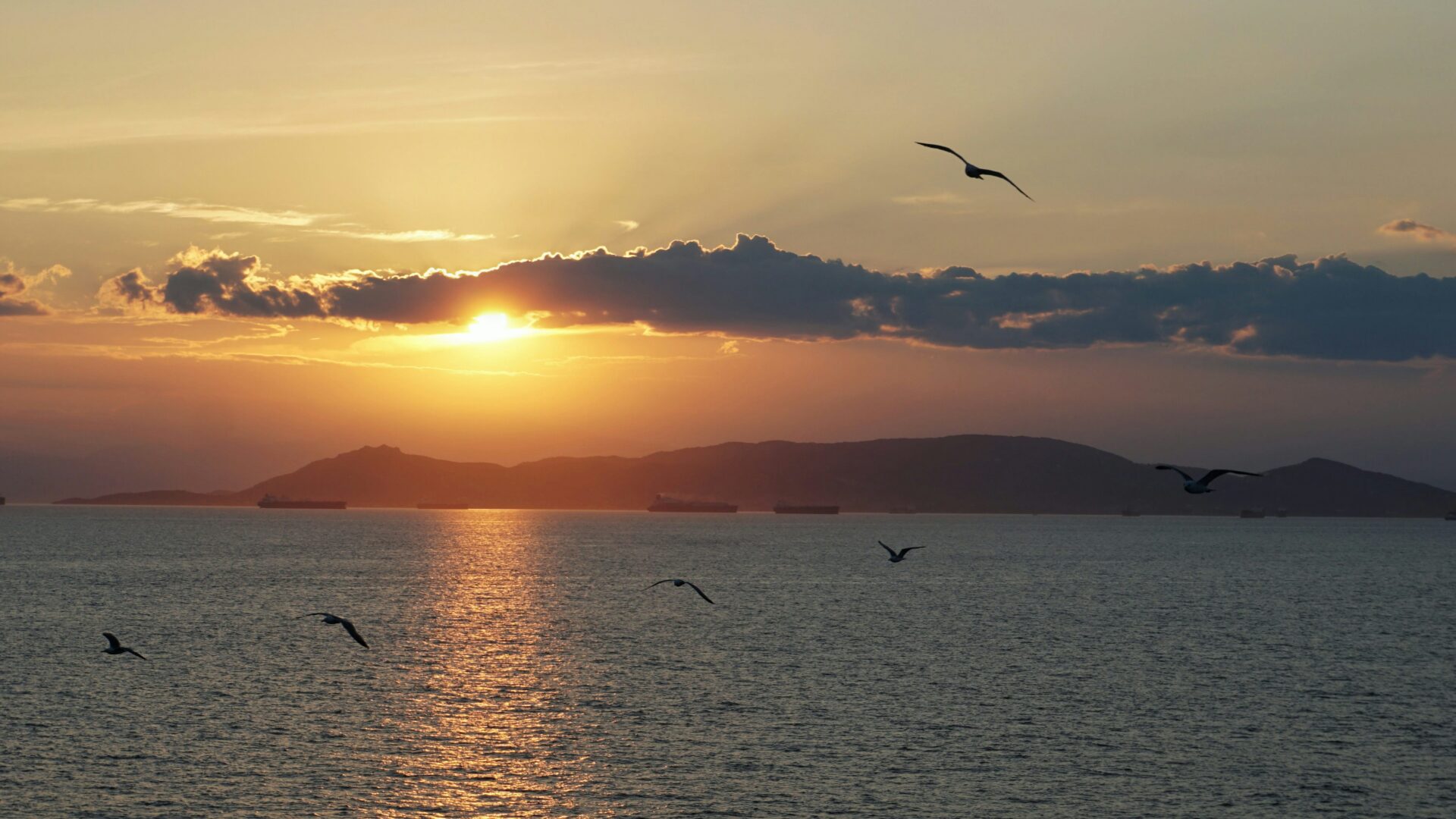 Piraeus, Greece - Sunset or dusk