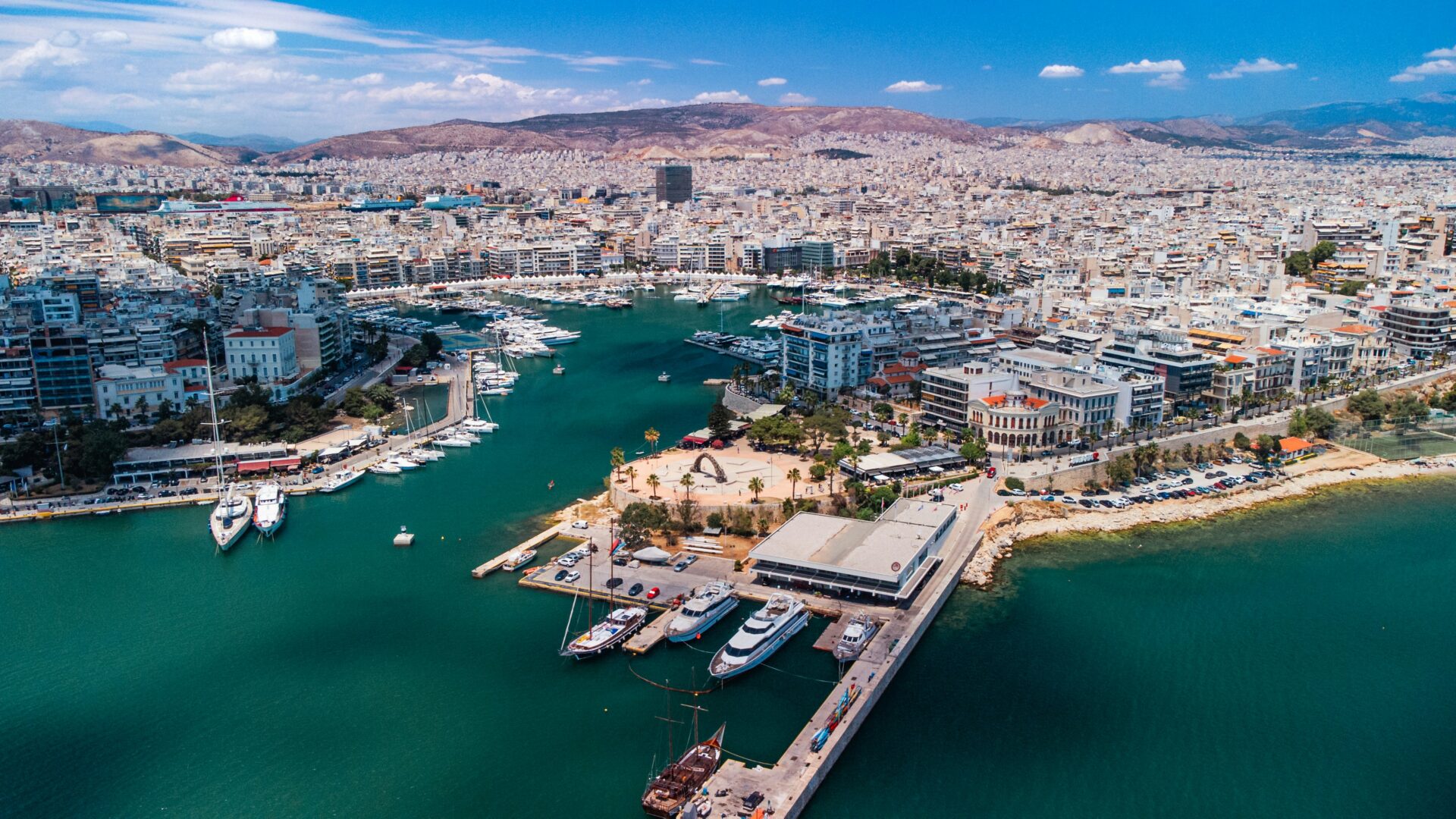Piraeus Harbour, Greece - a major port in Greece