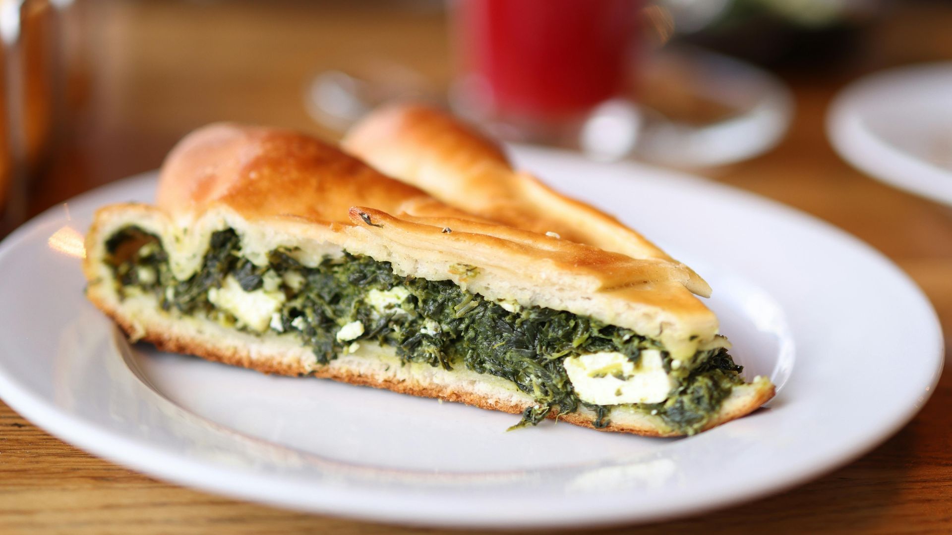 Pites (filo pastries with cheese or spinach)