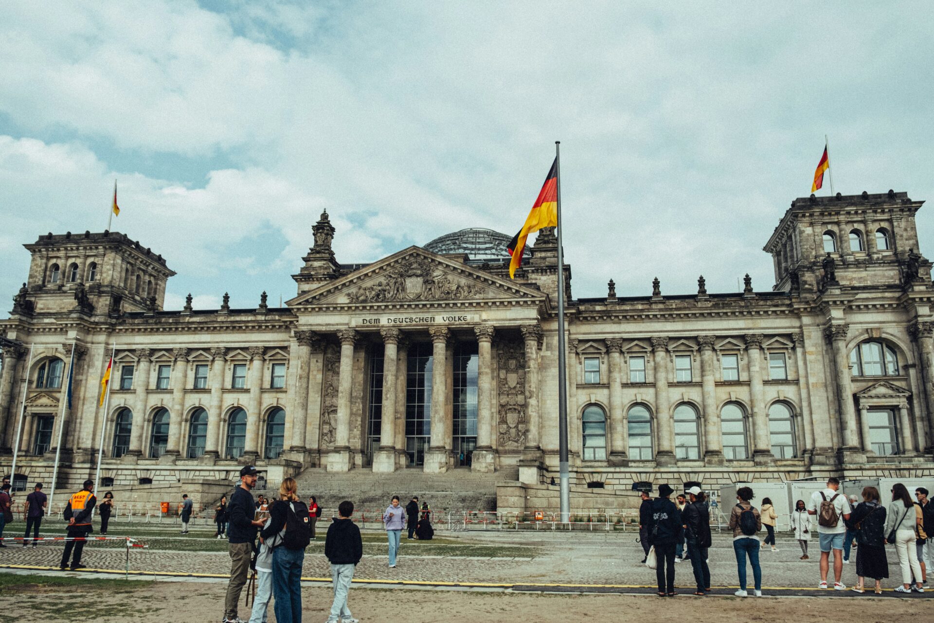 Front of the Reichstag Building