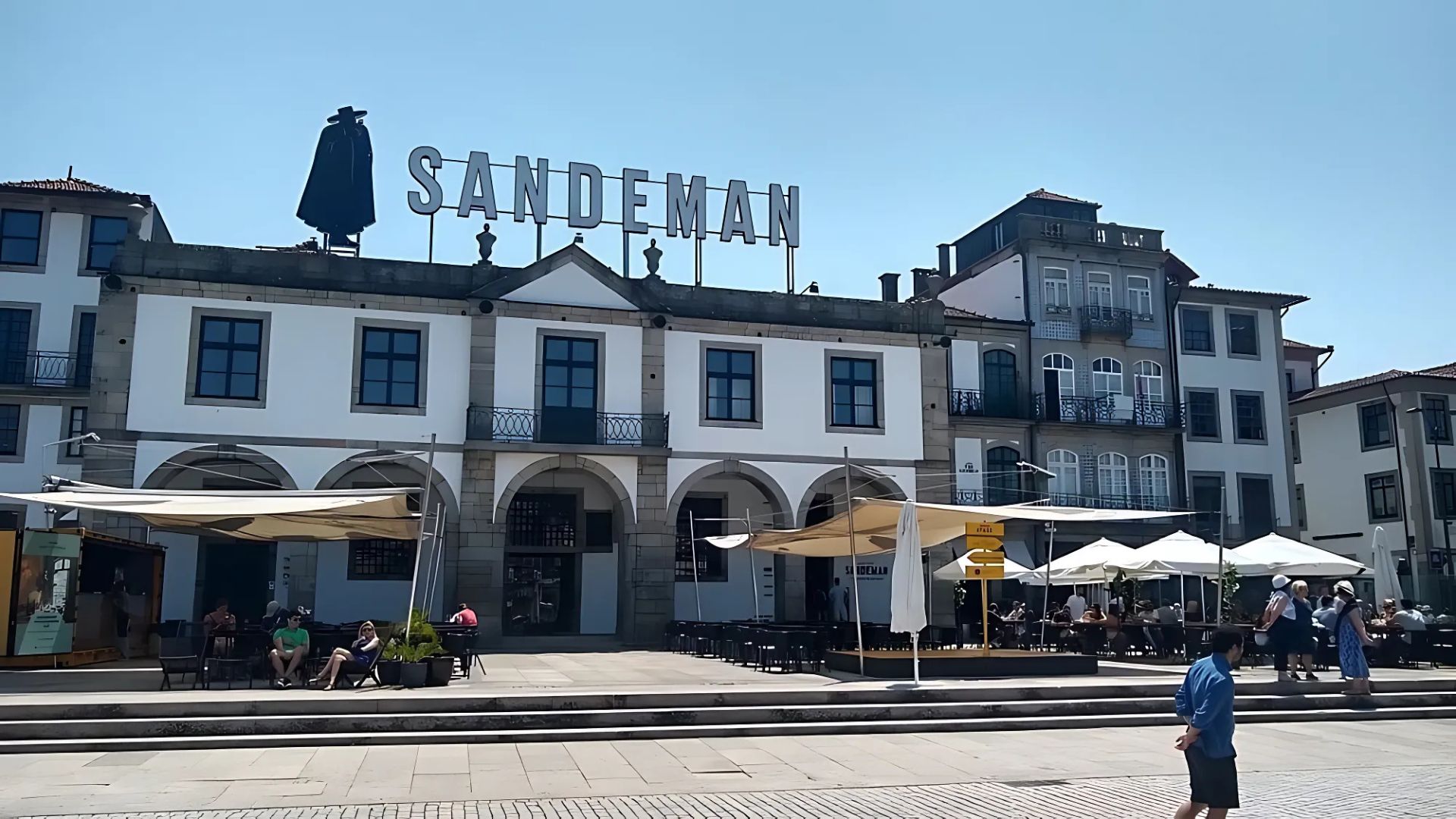 Winery Sandeman in Vila Nova de Gaia, Northern Portugal