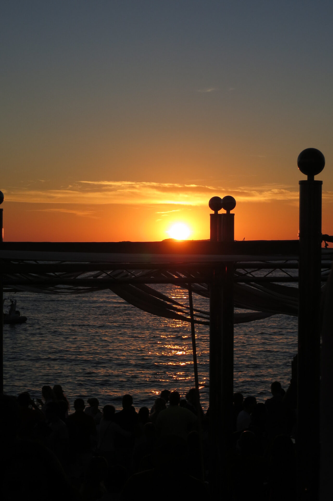 Sant Antoni, Ibiza, sunset café