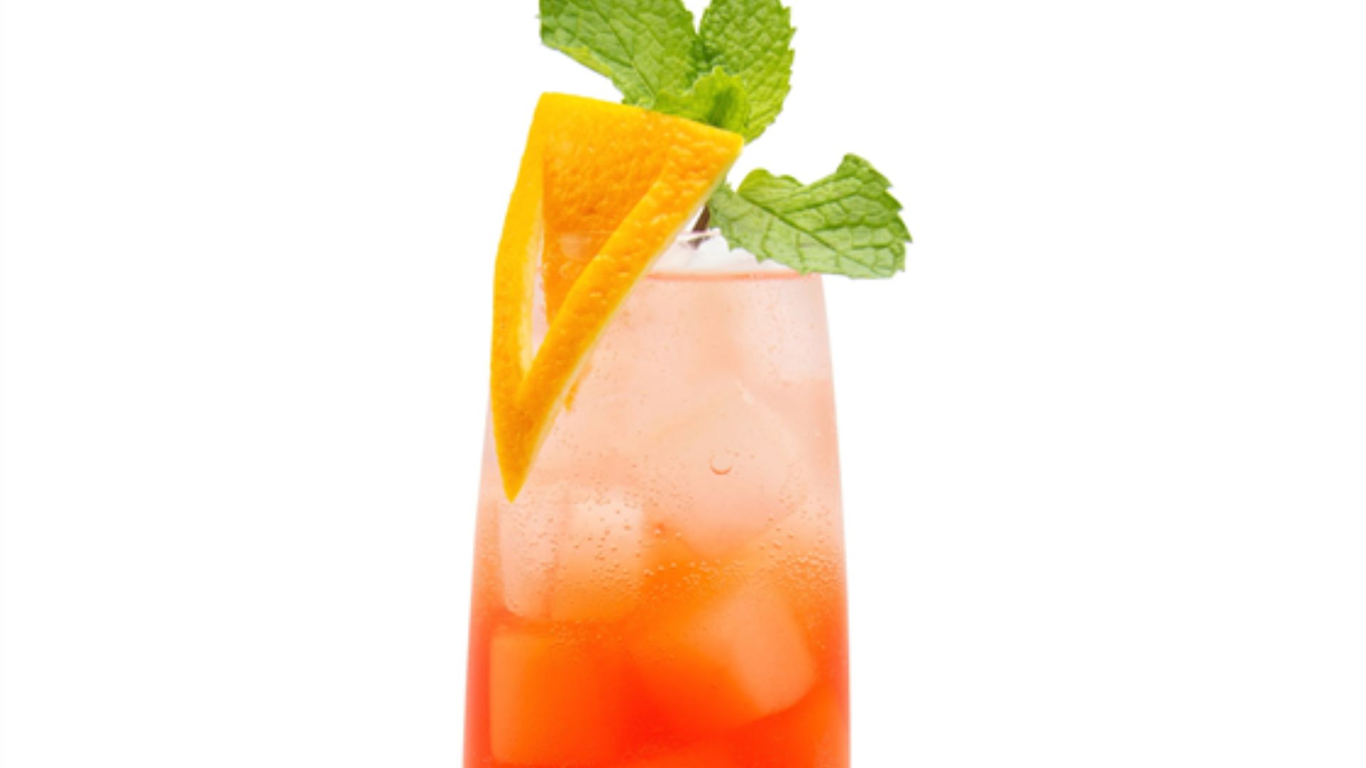 Santorini Spritz on a glass.