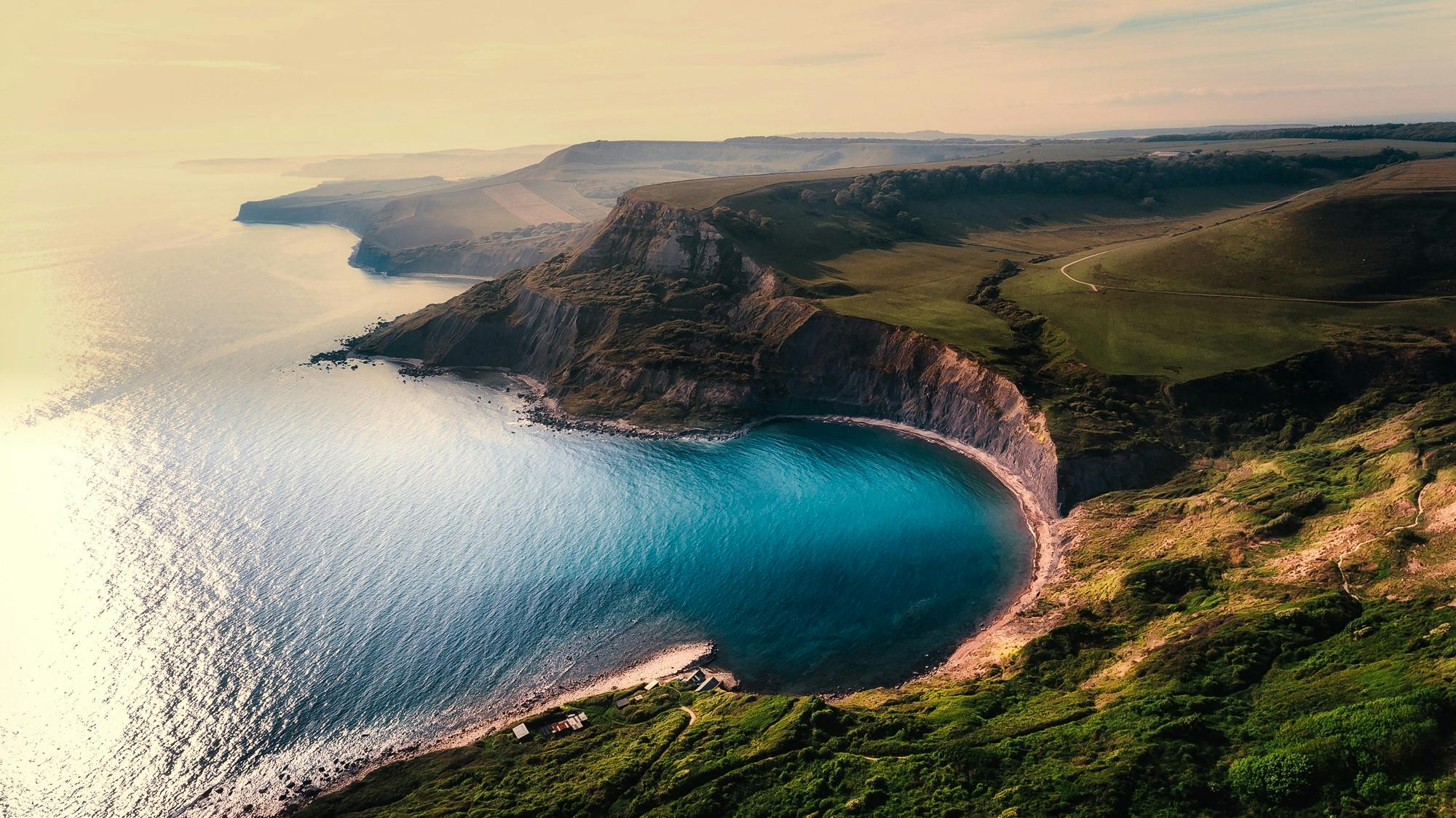 Scenic view of Kynance Cove in Cornwall