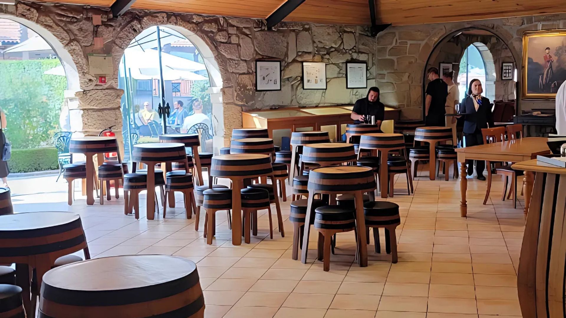 Interior of Taylor's Port, Northern Portugal. 