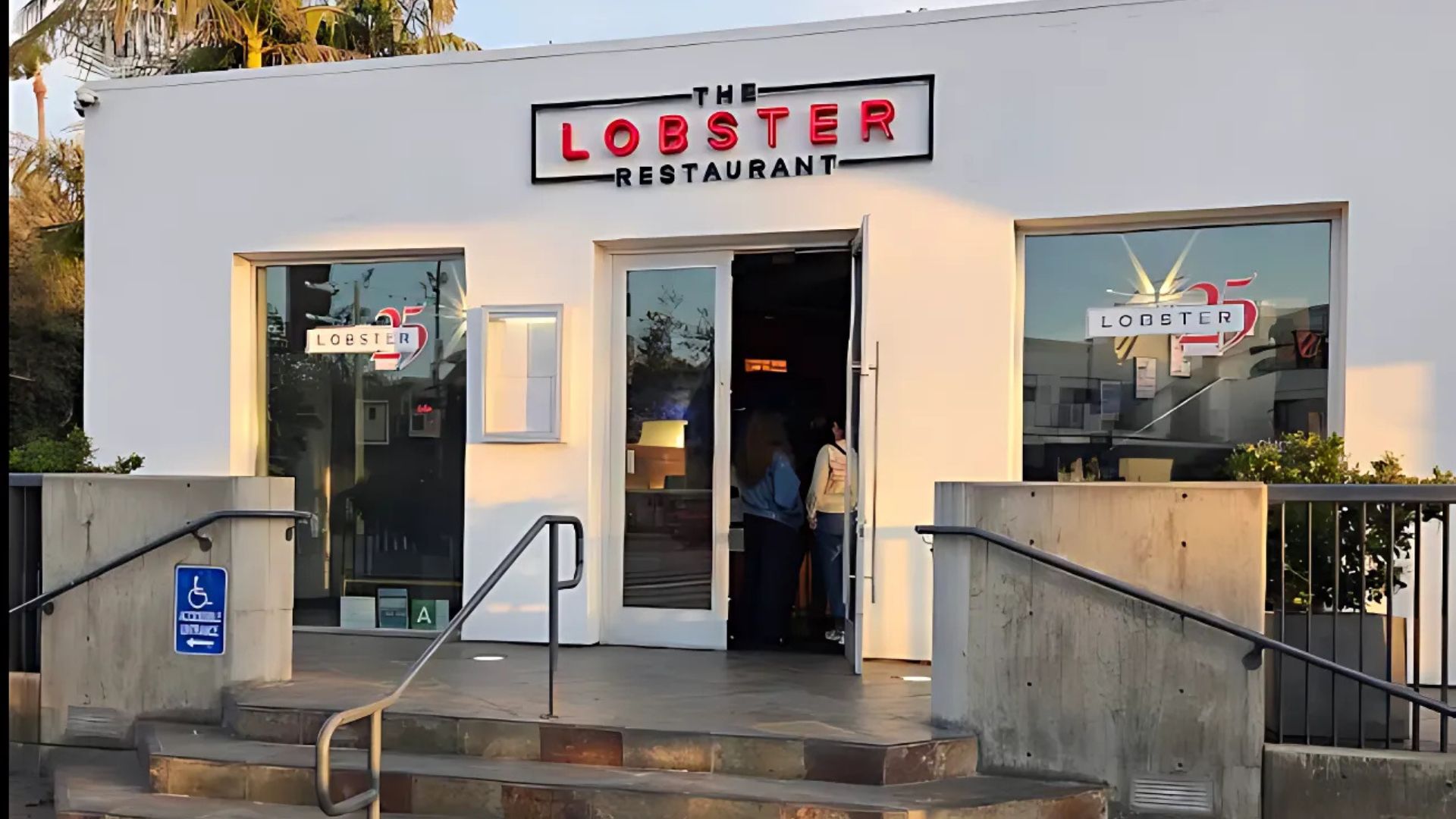Building of The Lobster at Santa Monica, California