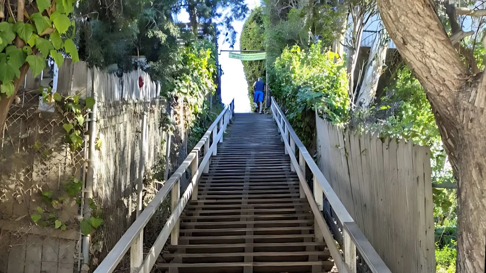 The Santa Monica Stairs in Santa Monica, California