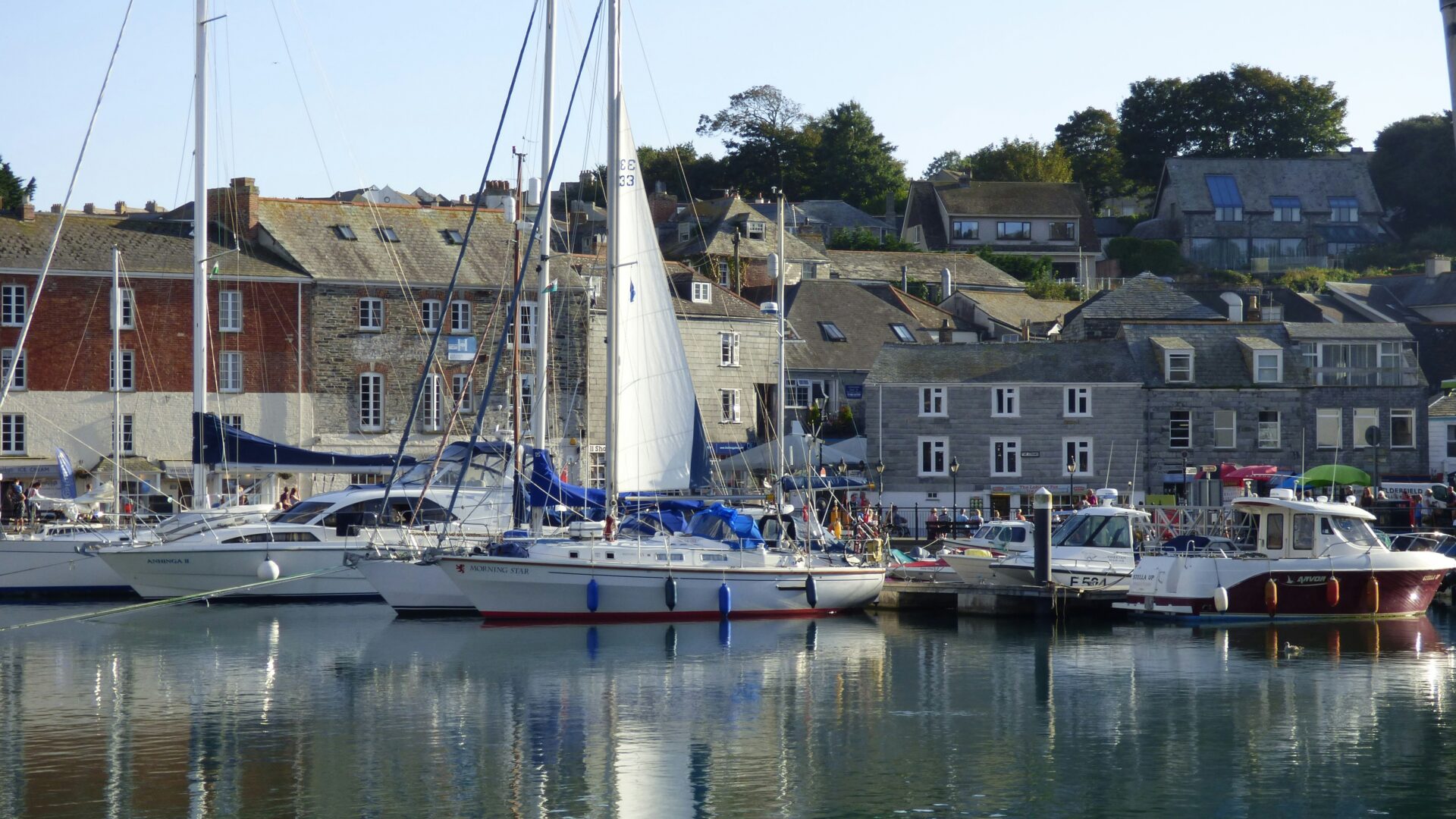 The scenic coastal village of Padstow