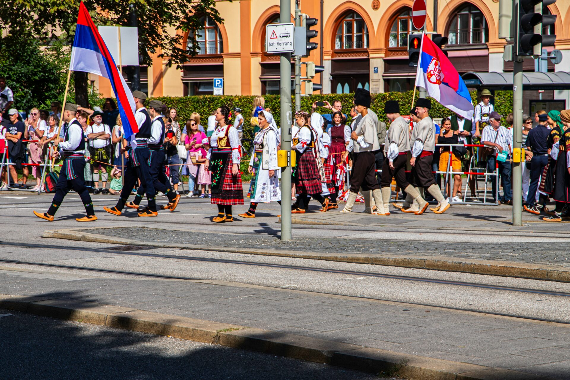 Traditional Oktoberfest parade