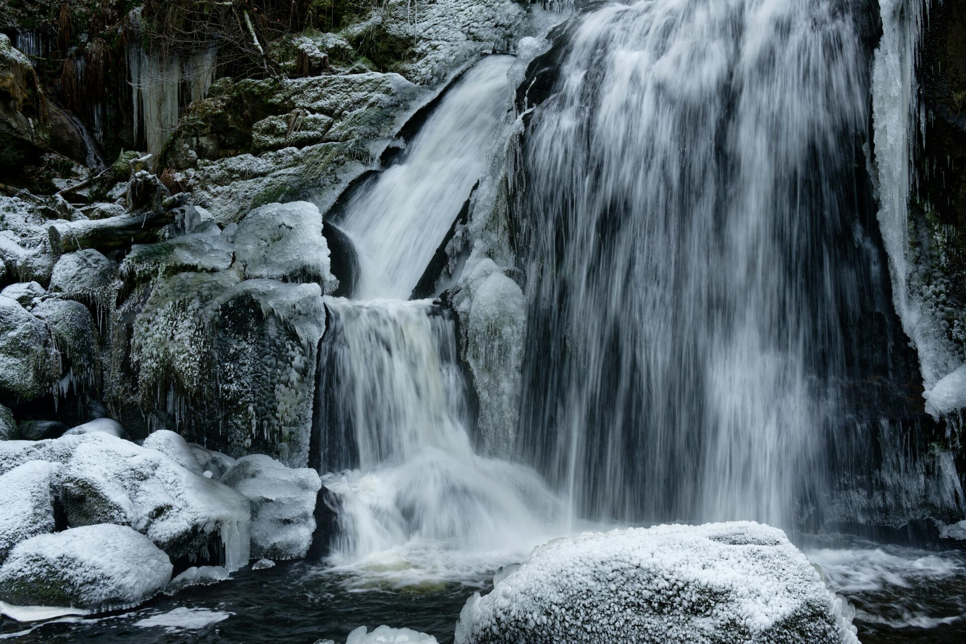The Triberg Waterfalls, located in the Black Forest