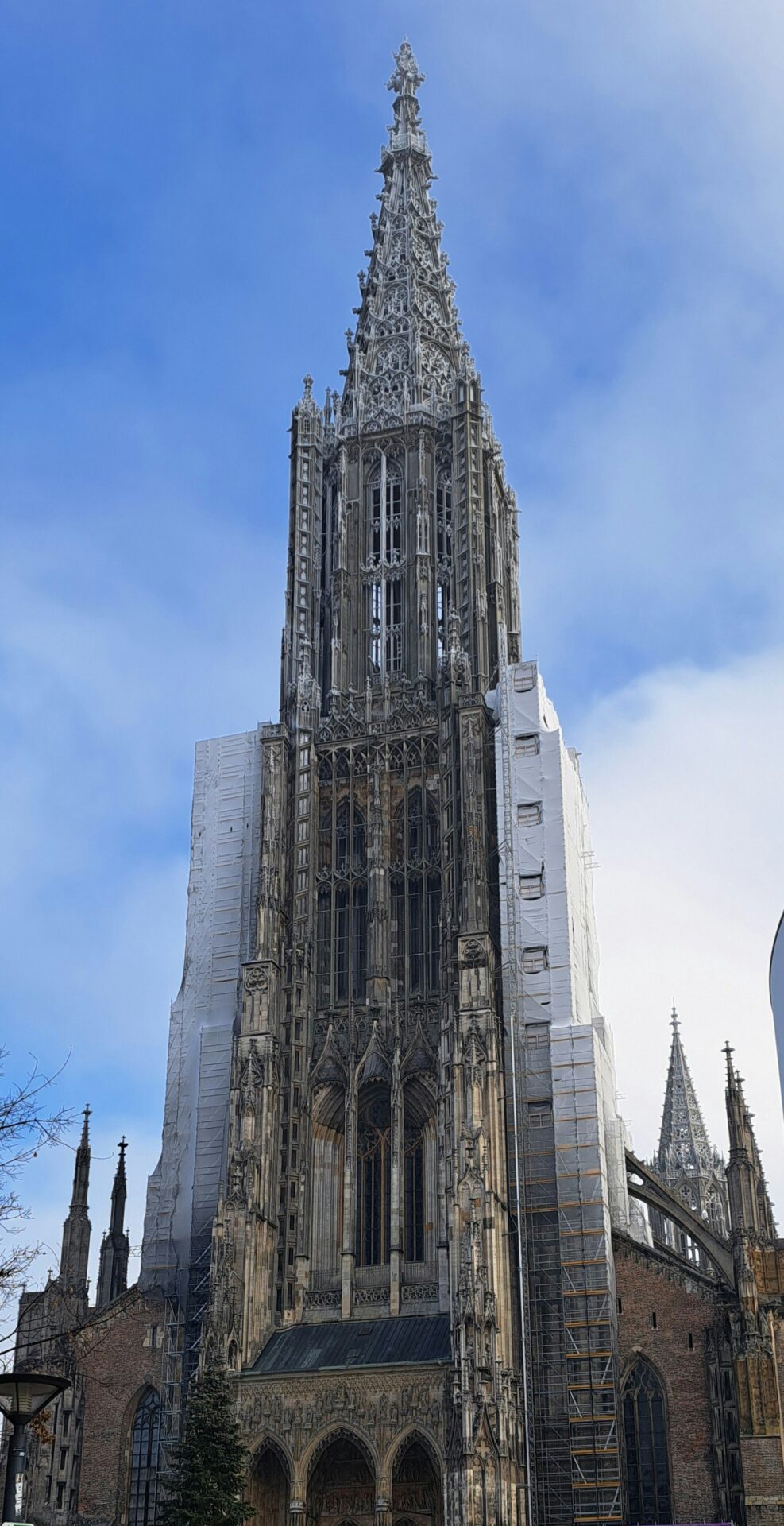 Ulm Minster under reconstruction
