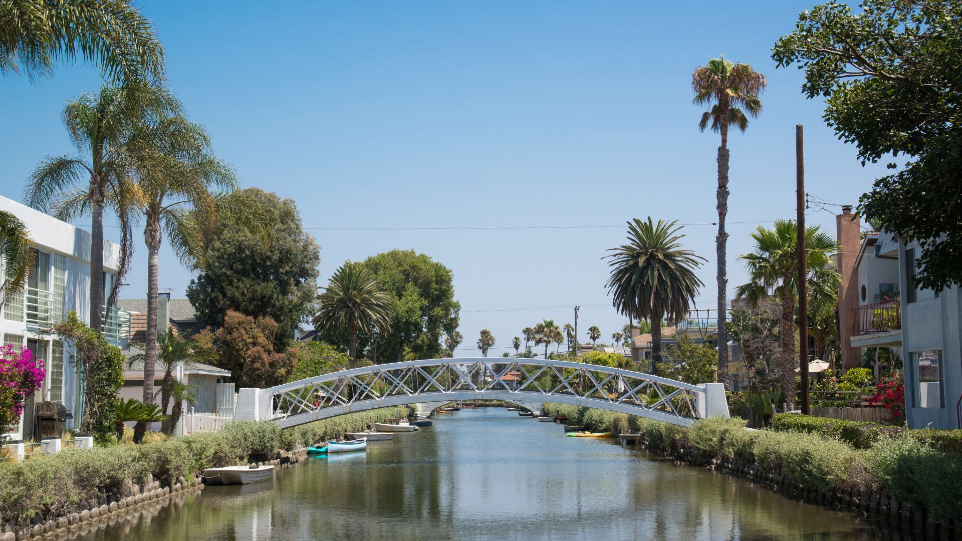 Venice Canal Historic District in  Venice Beach, Los Angeles, California