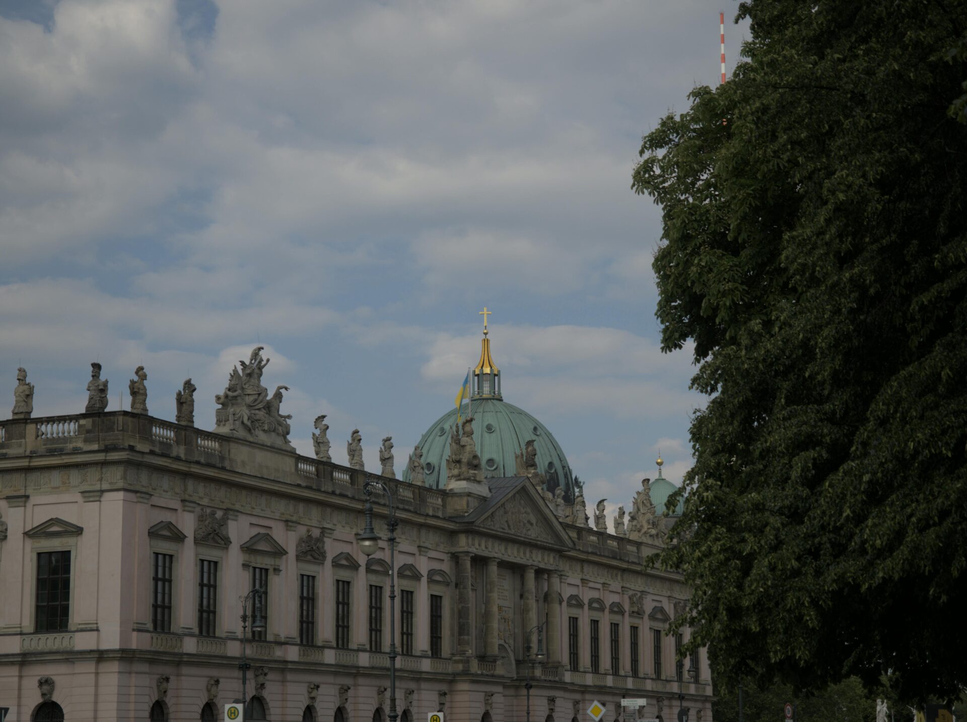 Front facade of the Zeppelin-era baroque Zeughaus