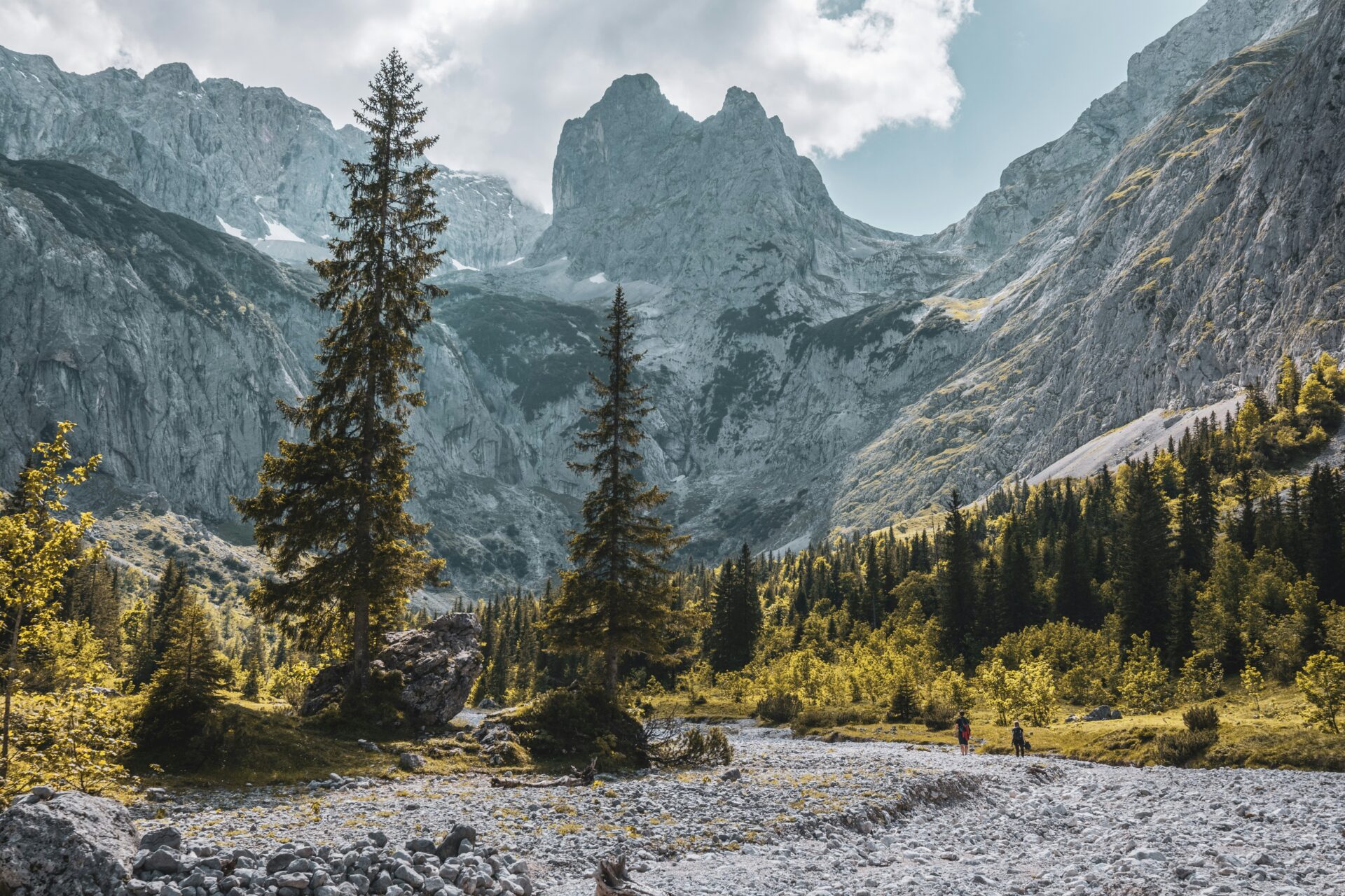 Majestic view of Zugspitze Mountain