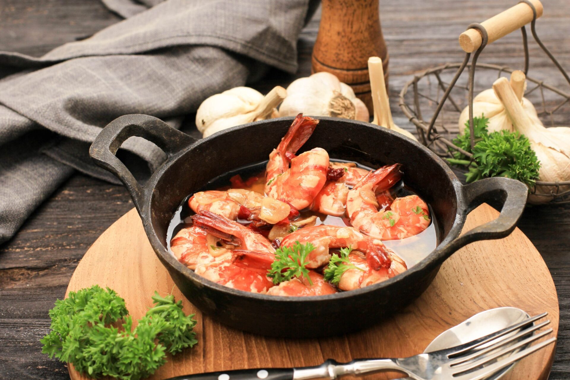 Gambas al ajillo