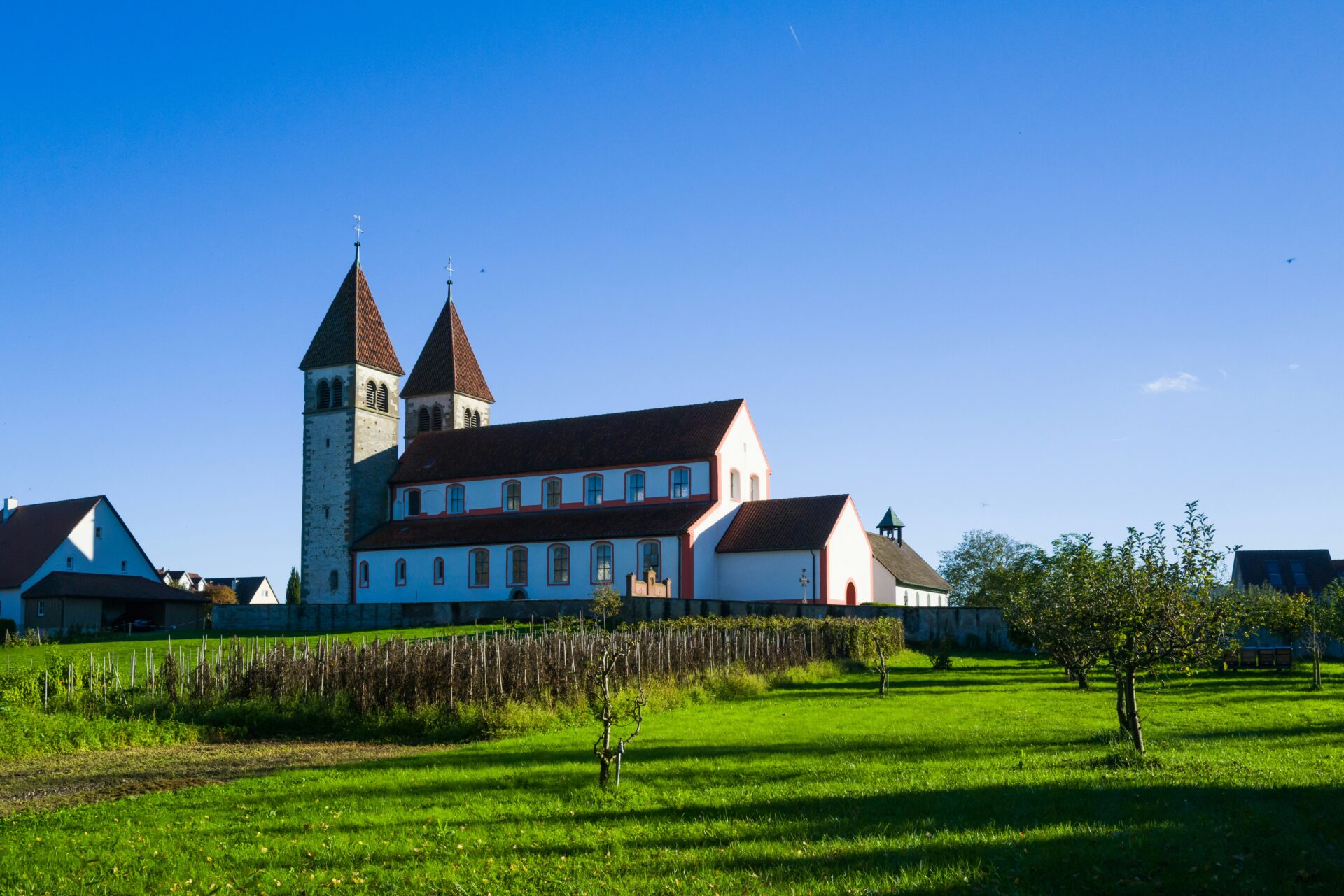 Reichenau Medieval Church in Reichenau Island
