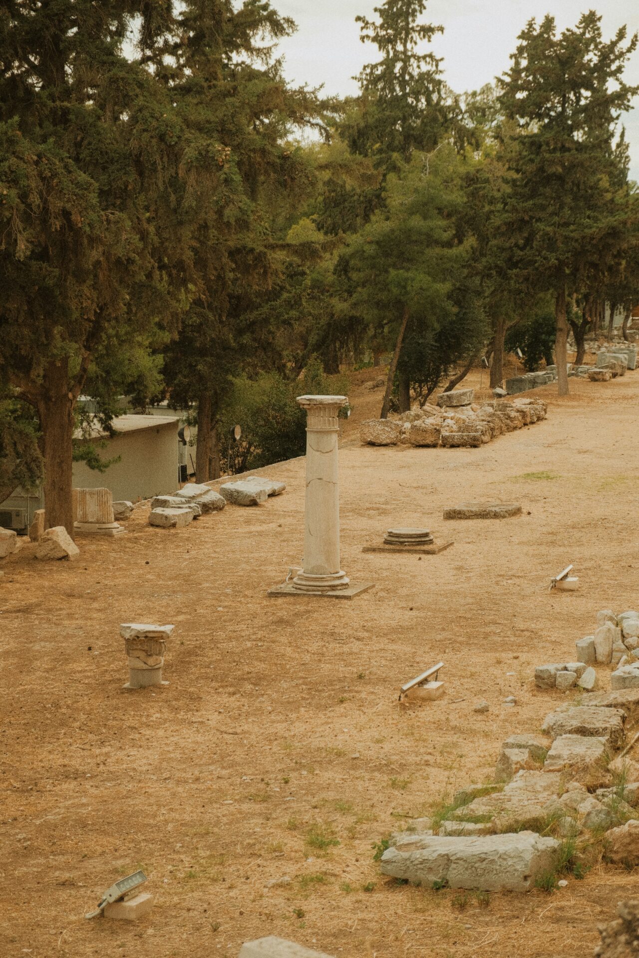 weathered Greek ruins